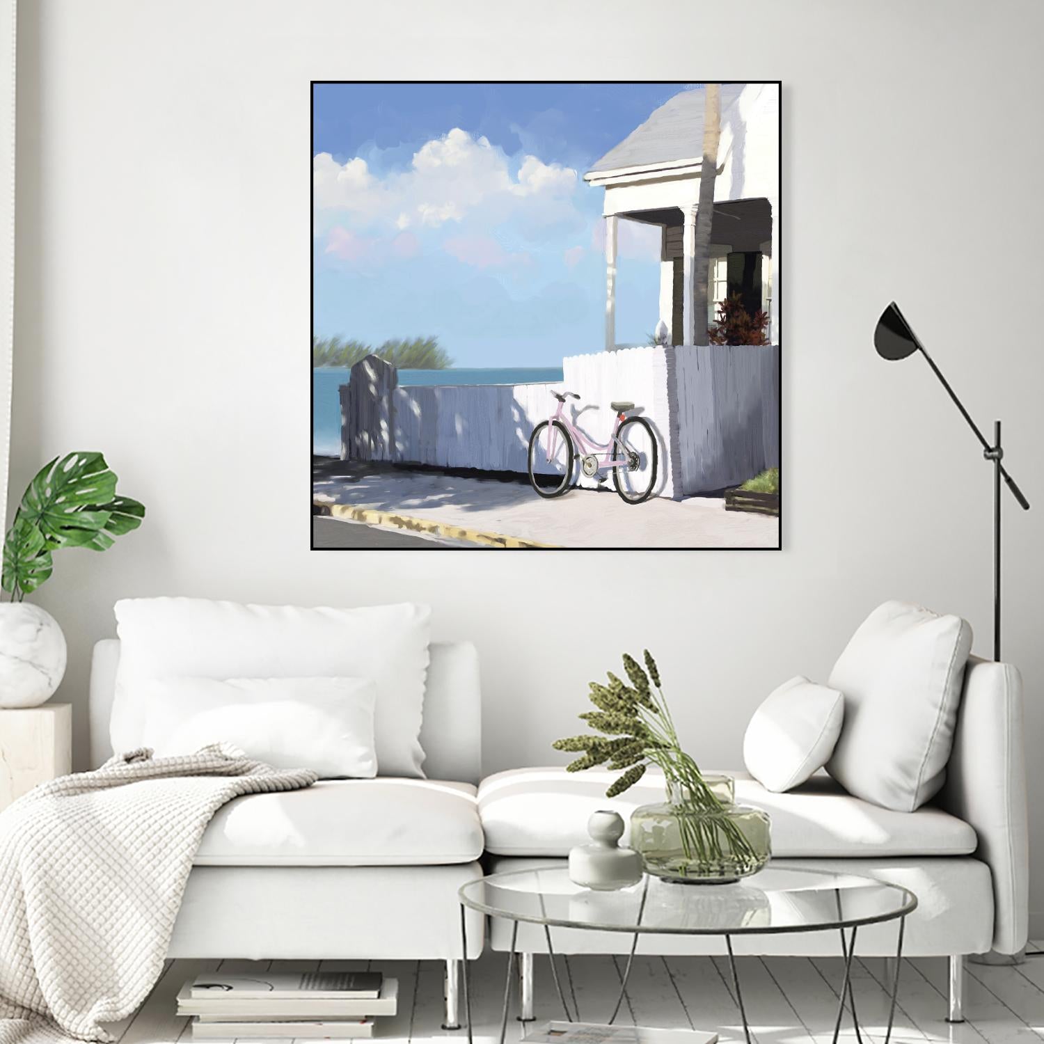 Key West Cabana II by Rick Novak on GIANT ART - white tropical
