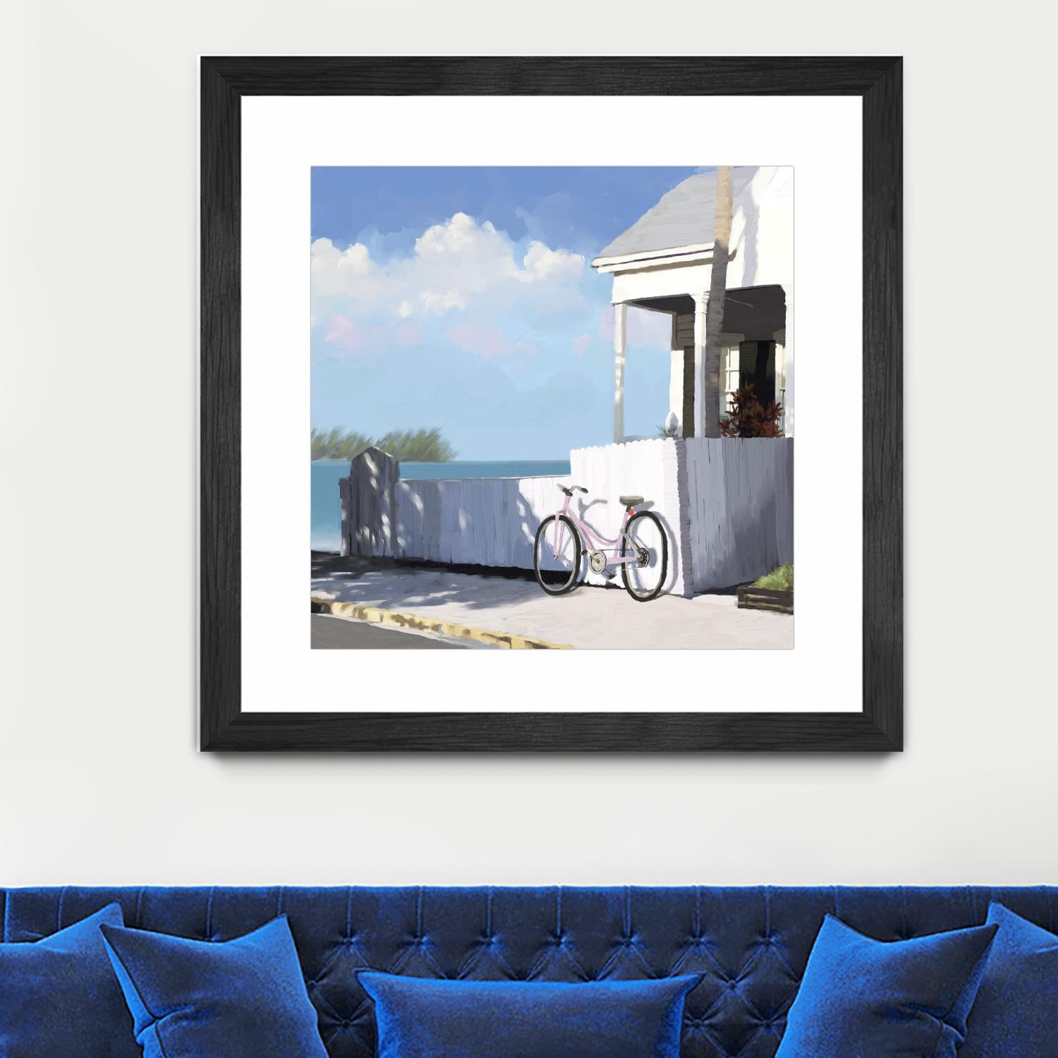 Key West Cabana II by Rick Novak on GIANT ART - white tropical