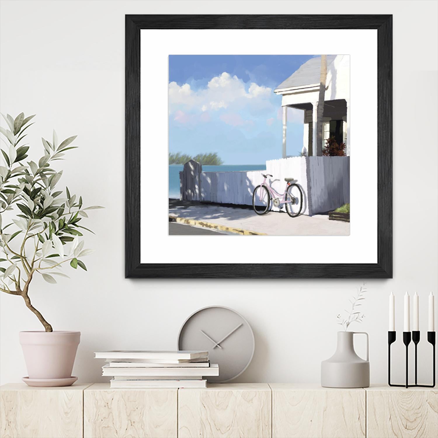 Key West Cabana II by Rick Novak on GIANT ART - white tropical