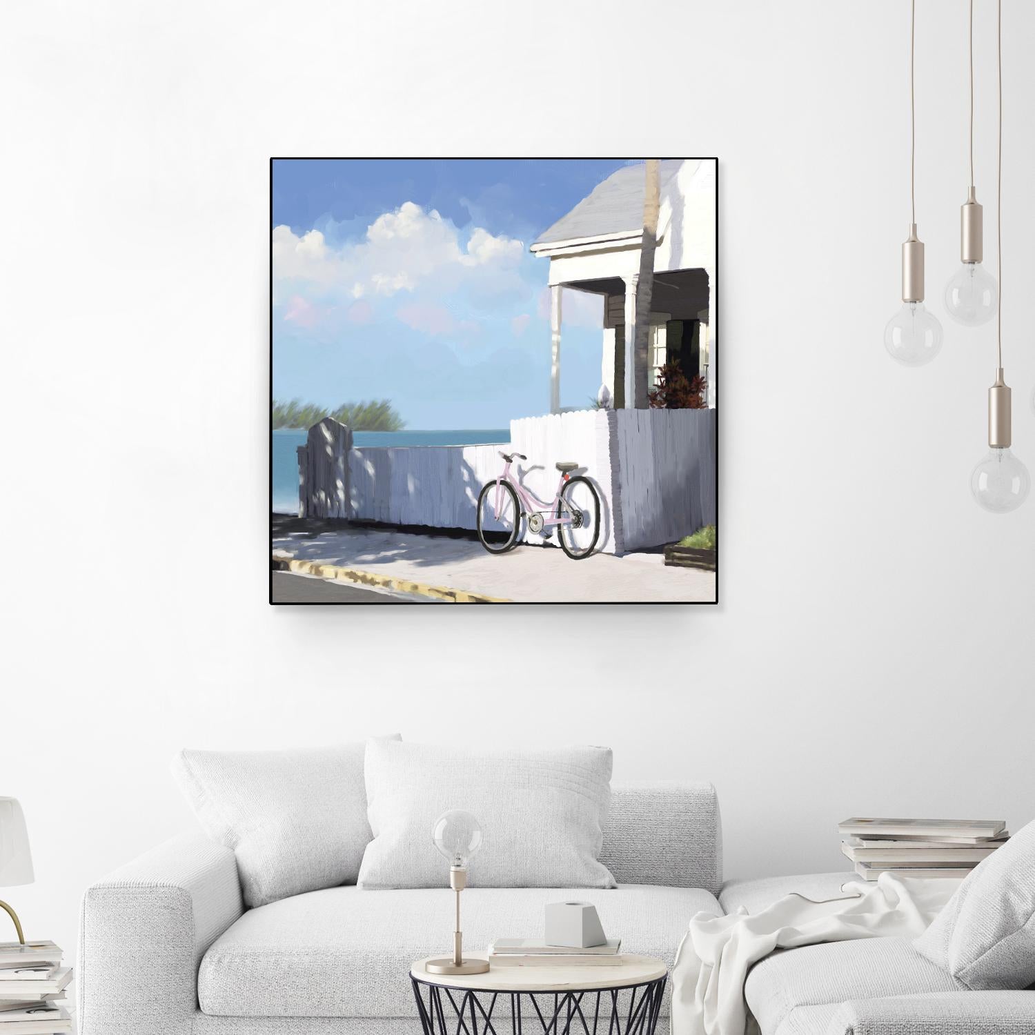 Key West Cabana II by Rick Novak on GIANT ART - white tropical