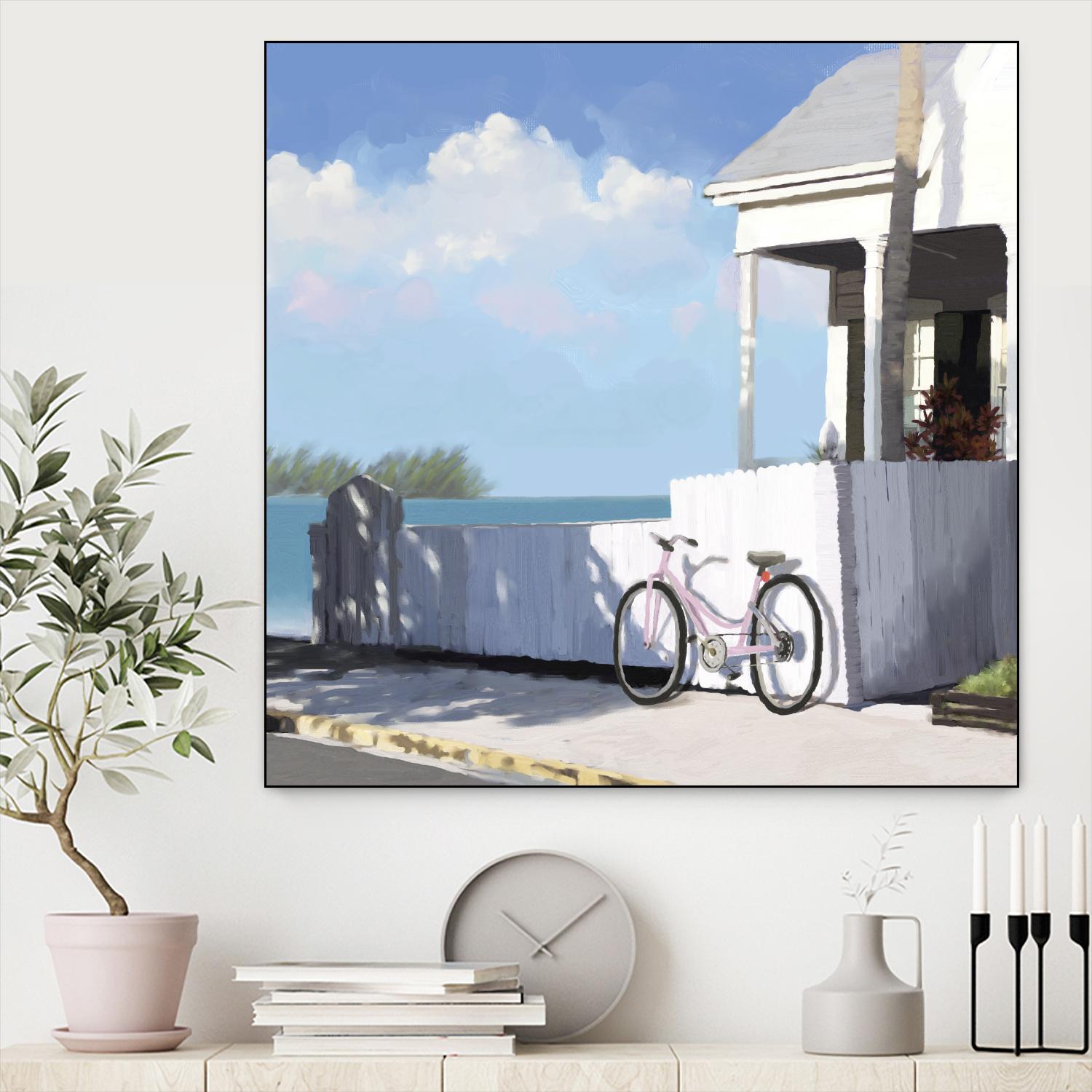 Key West Cabana II by Rick Novak on GIANT ART - white tropical