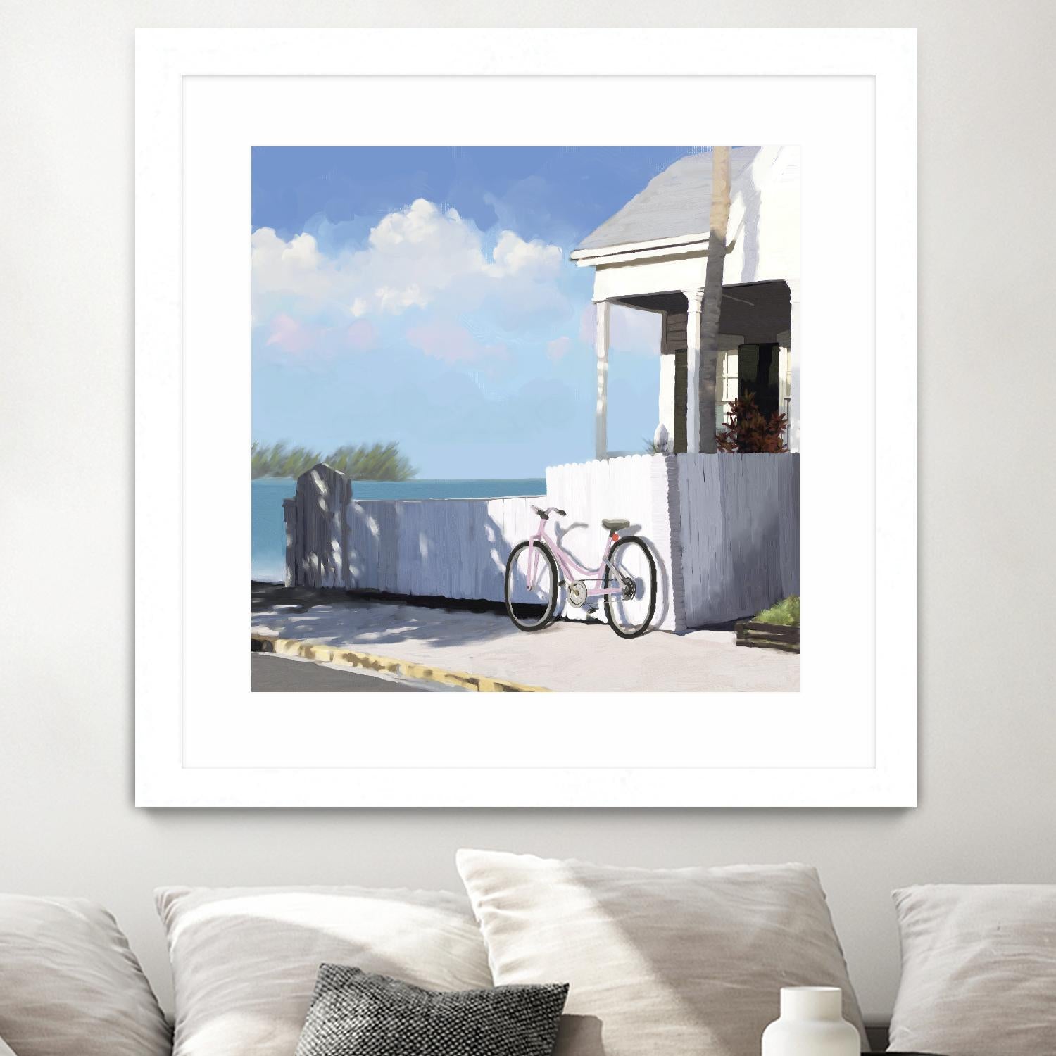 Key West Cabana II by Rick Novak on GIANT ART - white tropical