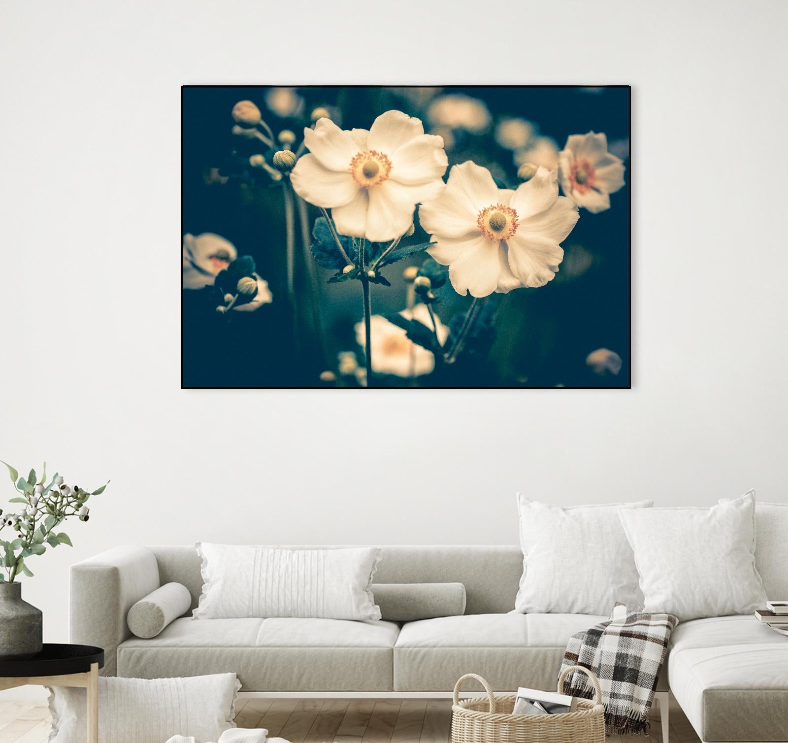 Dogwood by Olivia Joy on GIANT ART - grey floral