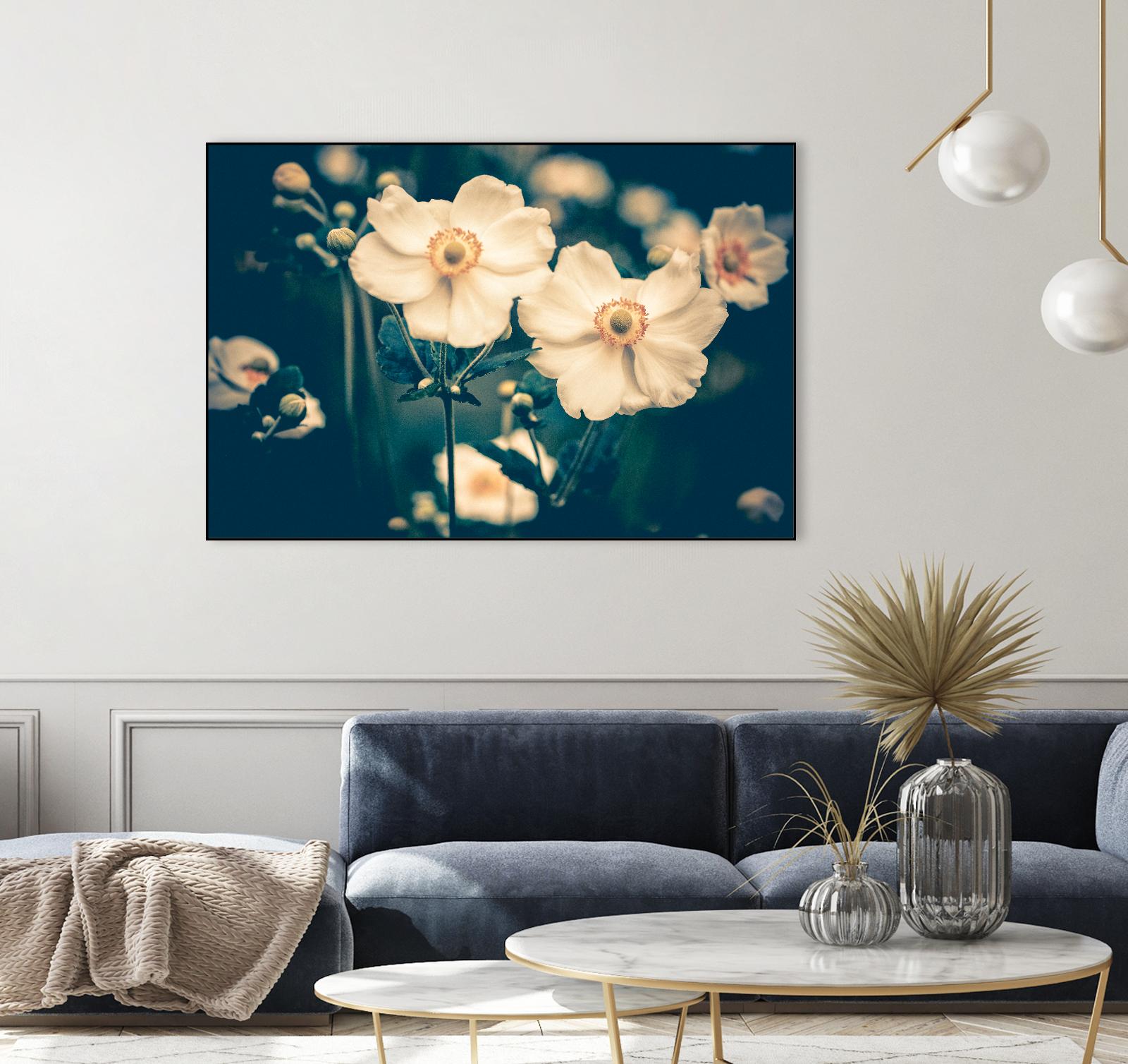 Dogwood by Olivia Joy on GIANT ART - grey floral