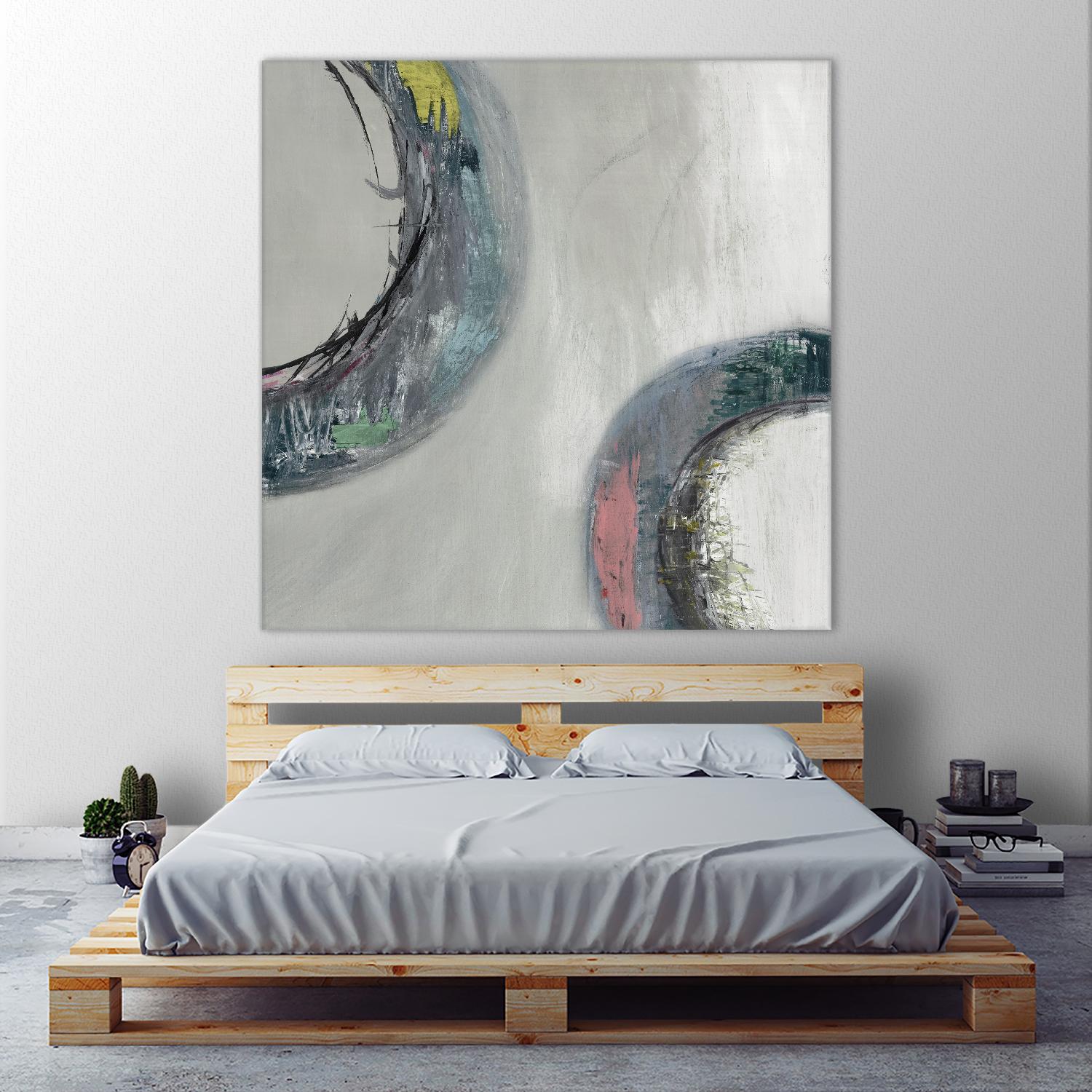 Follow I by Pamela Ozery on GIANT ART - black abstract