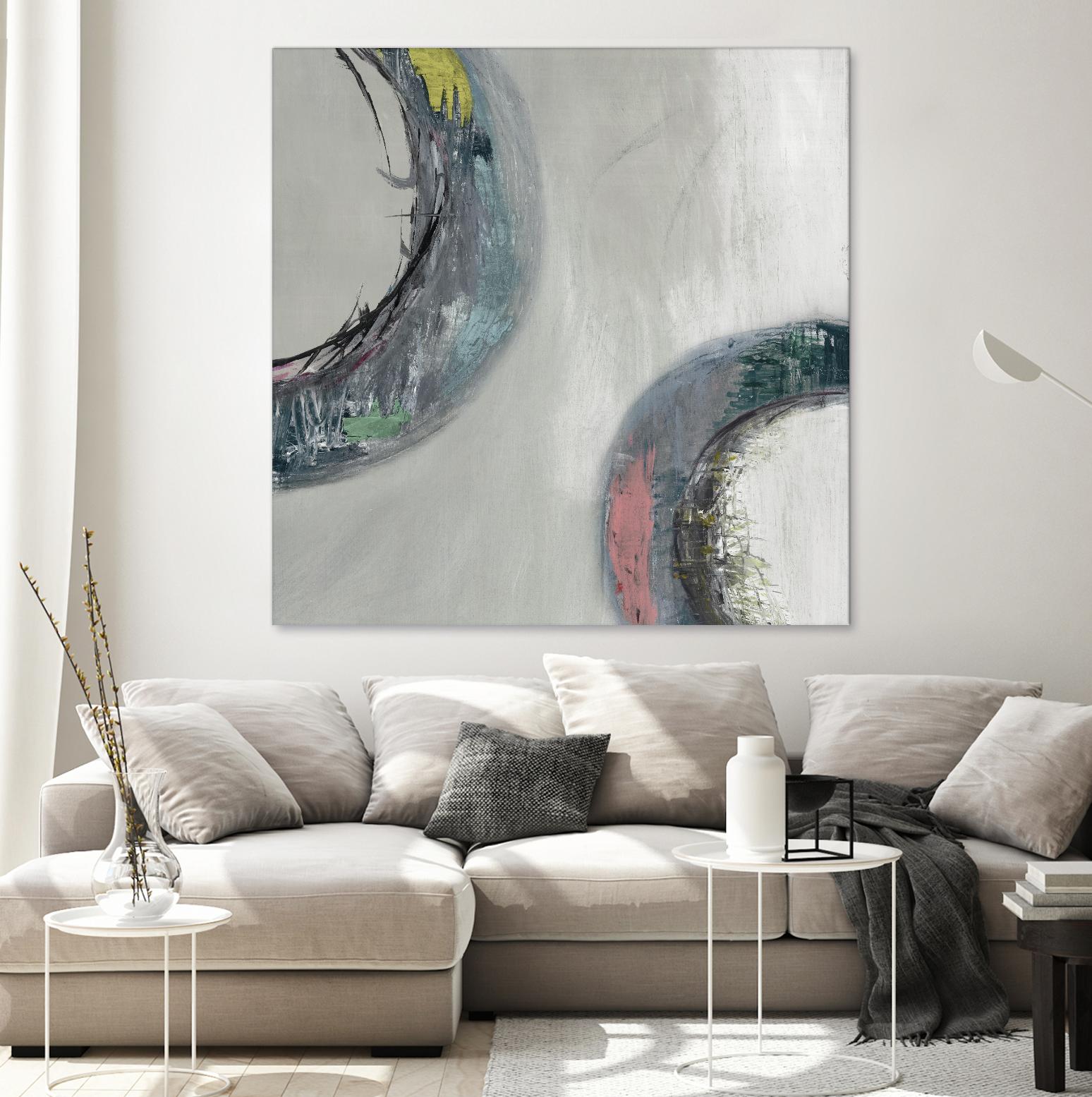 Follow I by Pamela Ozery on GIANT ART - black abstract