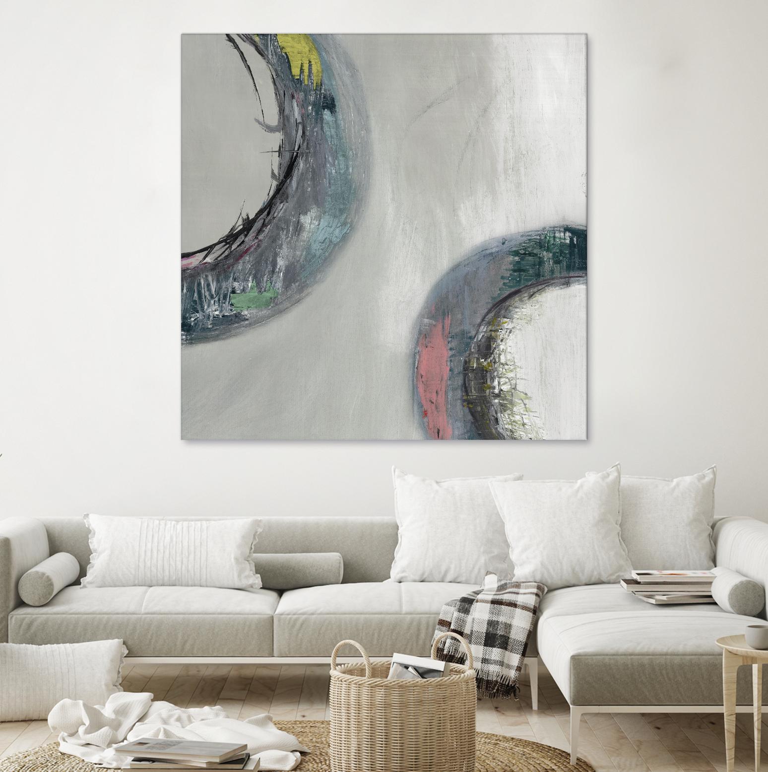 Follow I by Pamela Ozery on GIANT ART - black abstract
