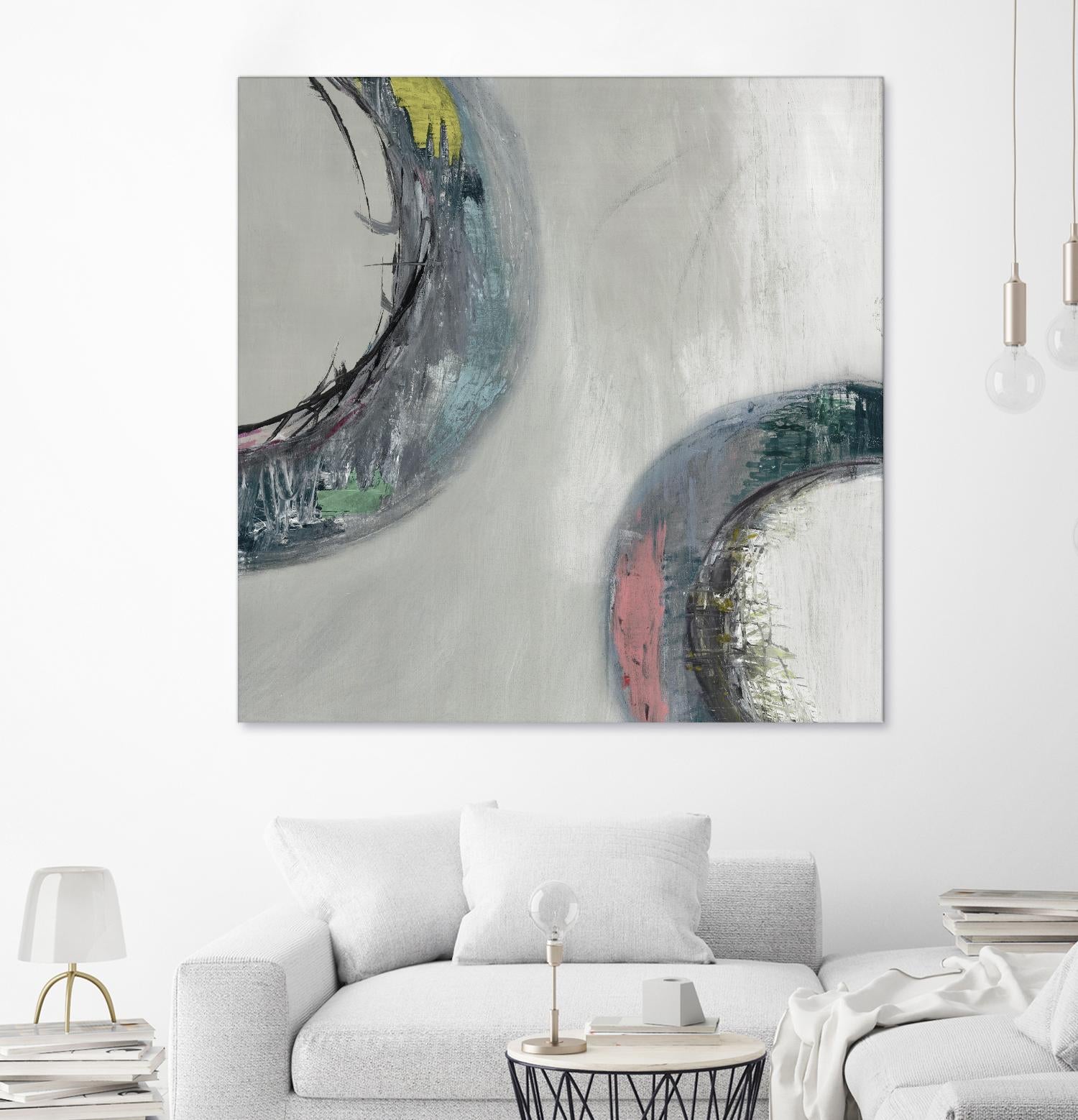 Follow I by Pamela Ozery on GIANT ART - black abstract