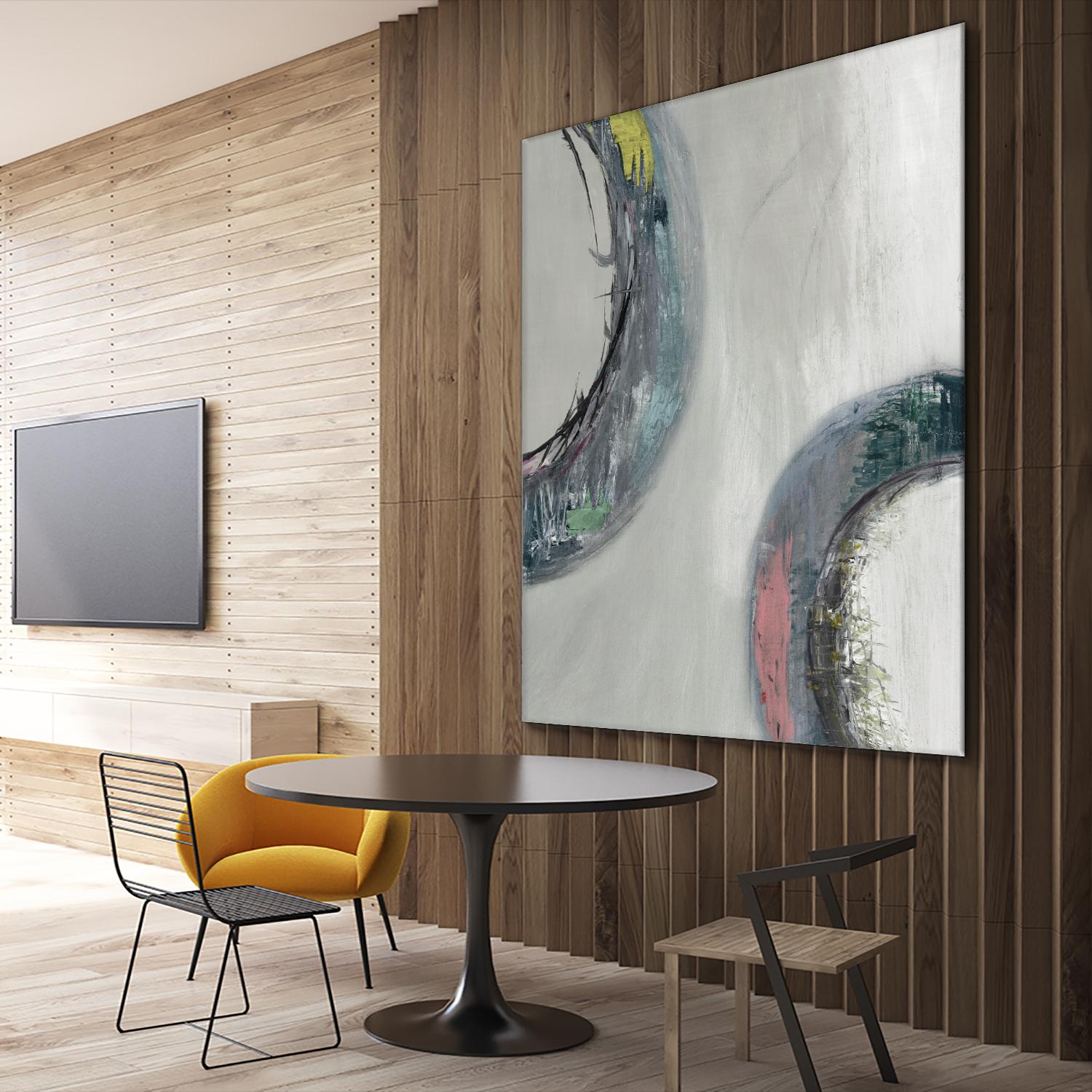 Follow I by Pamela Ozery on GIANT ART - black abstract