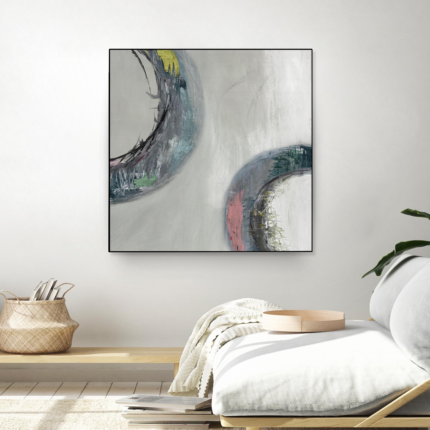 Follow I by Pamela Ozery on GIANT ART - black abstract