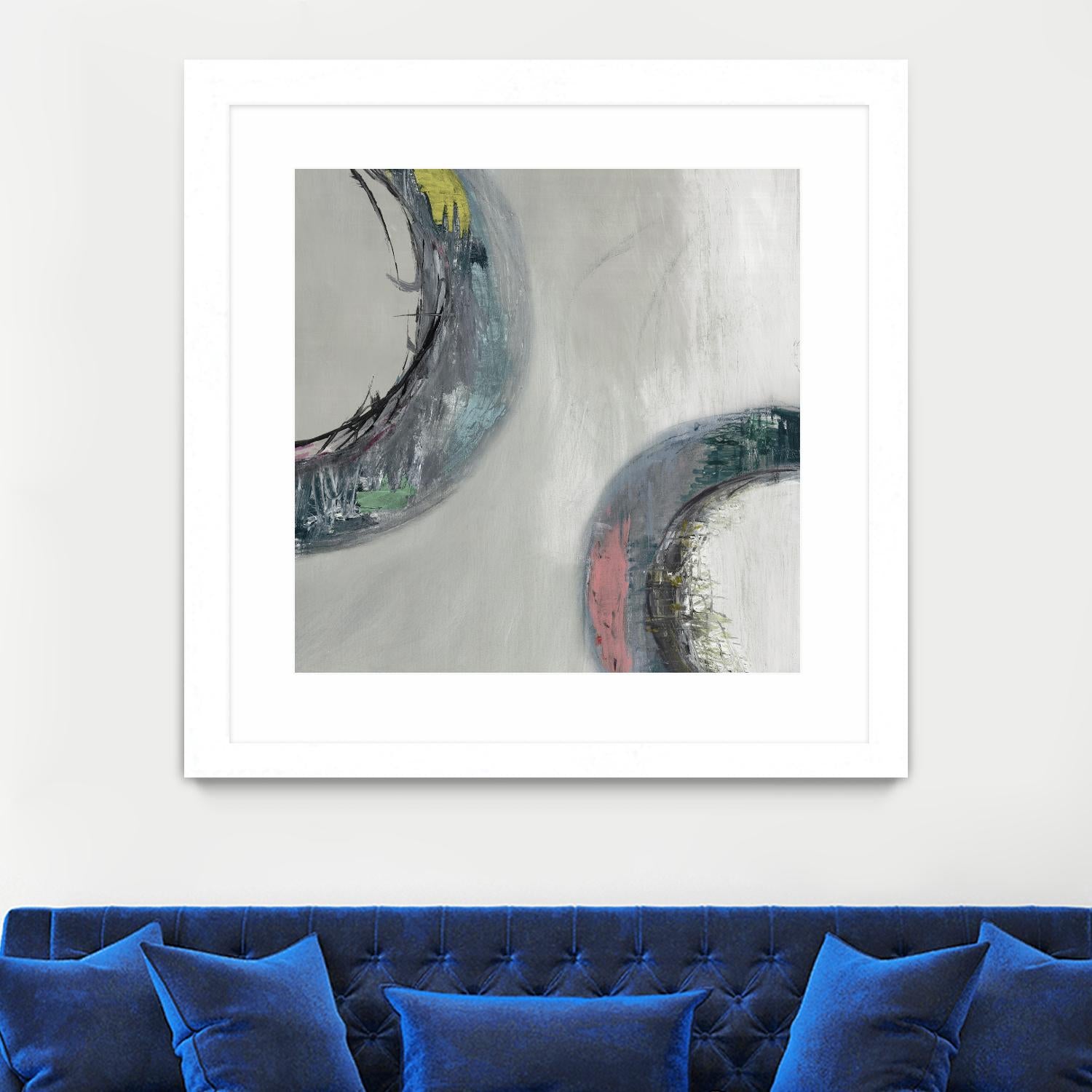 Follow I by Pamela Ozery on GIANT ART - black abstract