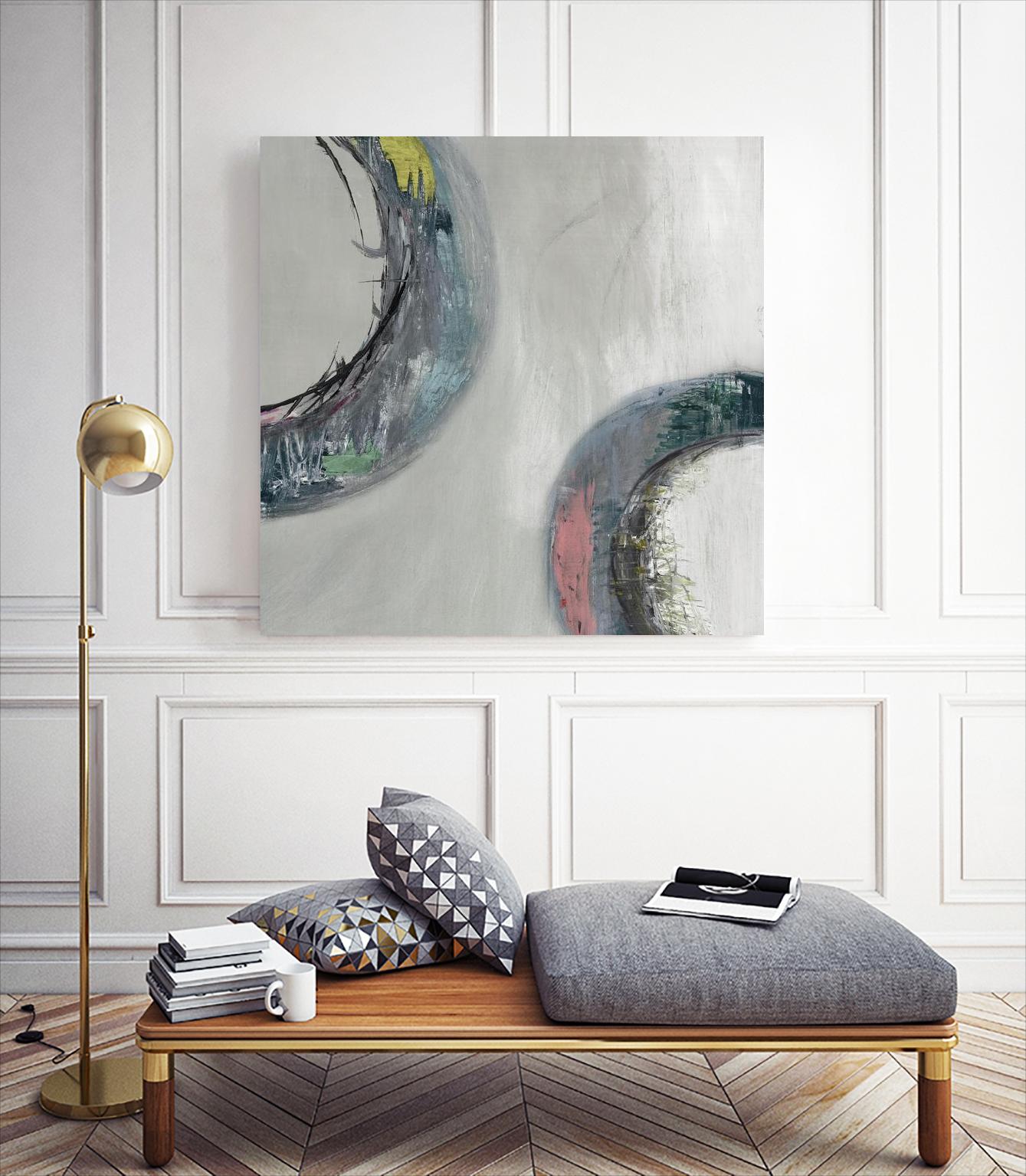 Follow I by Pamela Ozery on GIANT ART - black abstract