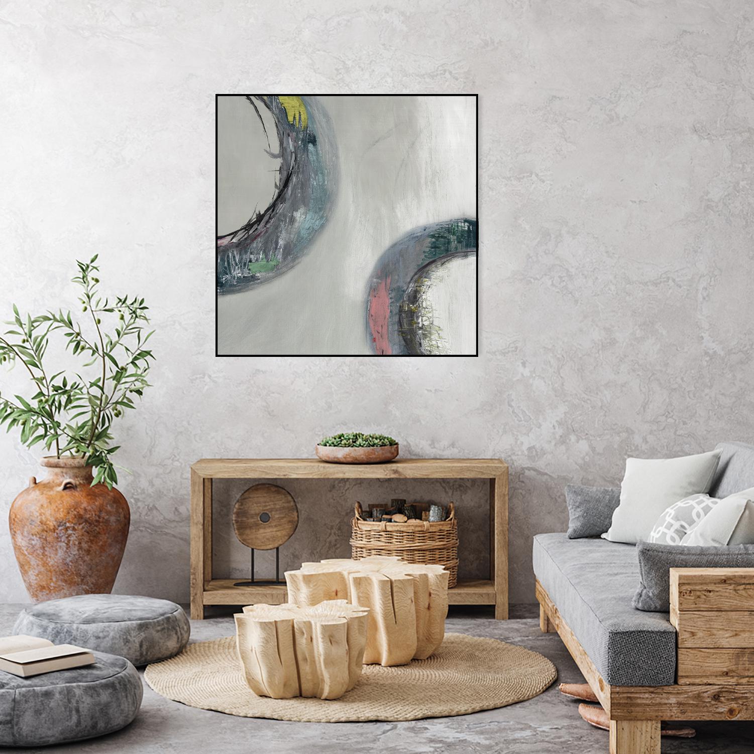 Follow I by Pamela Ozery on GIANT ART - black abstract