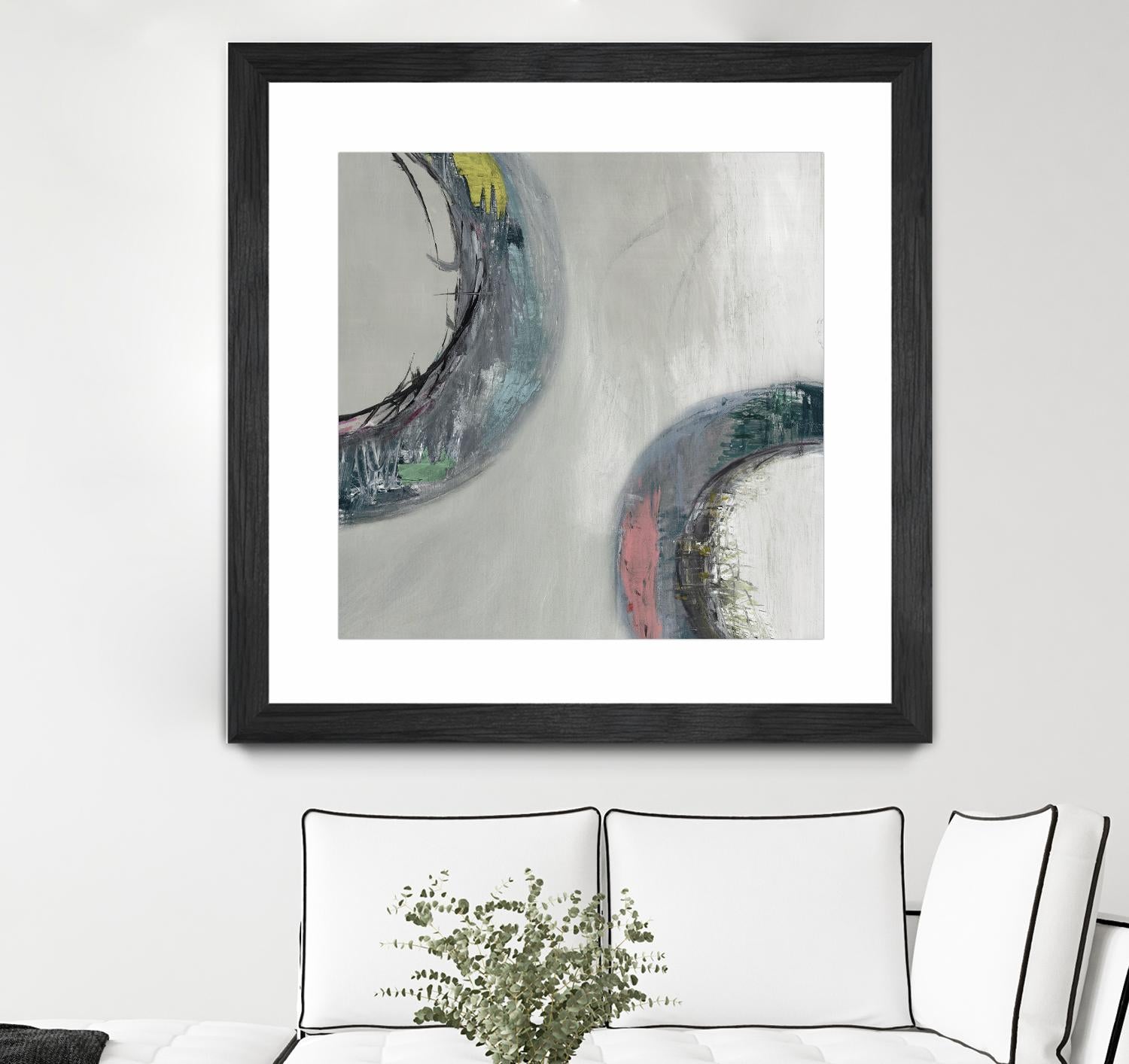 Follow I by Pamela Ozery on GIANT ART - black abstract