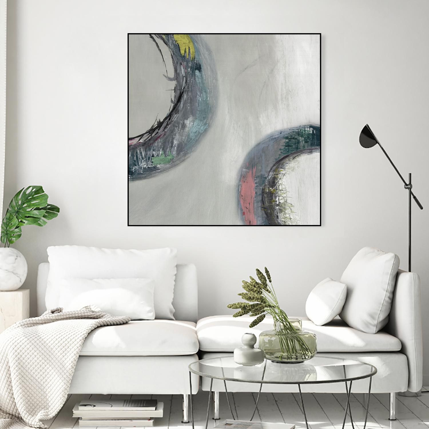 Follow I by Pamela Ozery on GIANT ART - black abstract