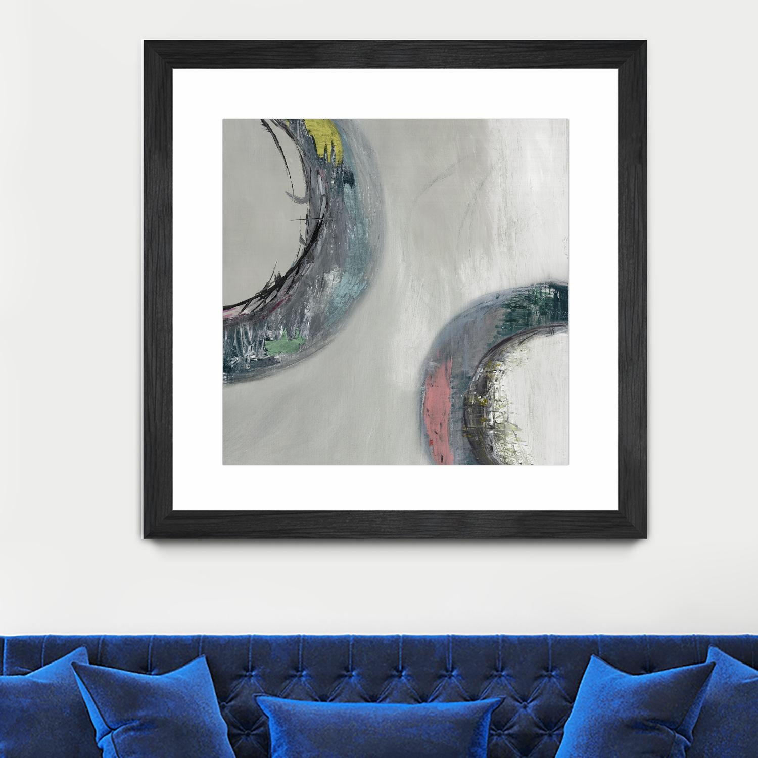 Follow I by Pamela Ozery on GIANT ART - black abstract