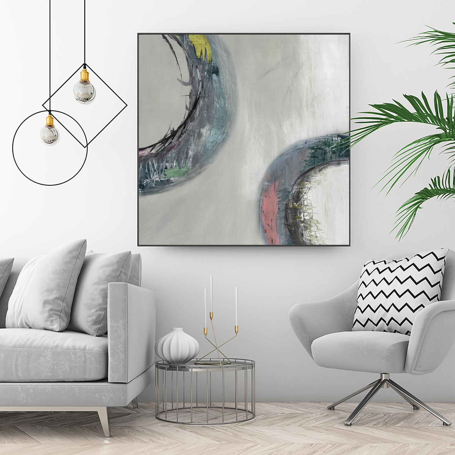 Follow I by Pamela Ozery on GIANT ART - black abstract