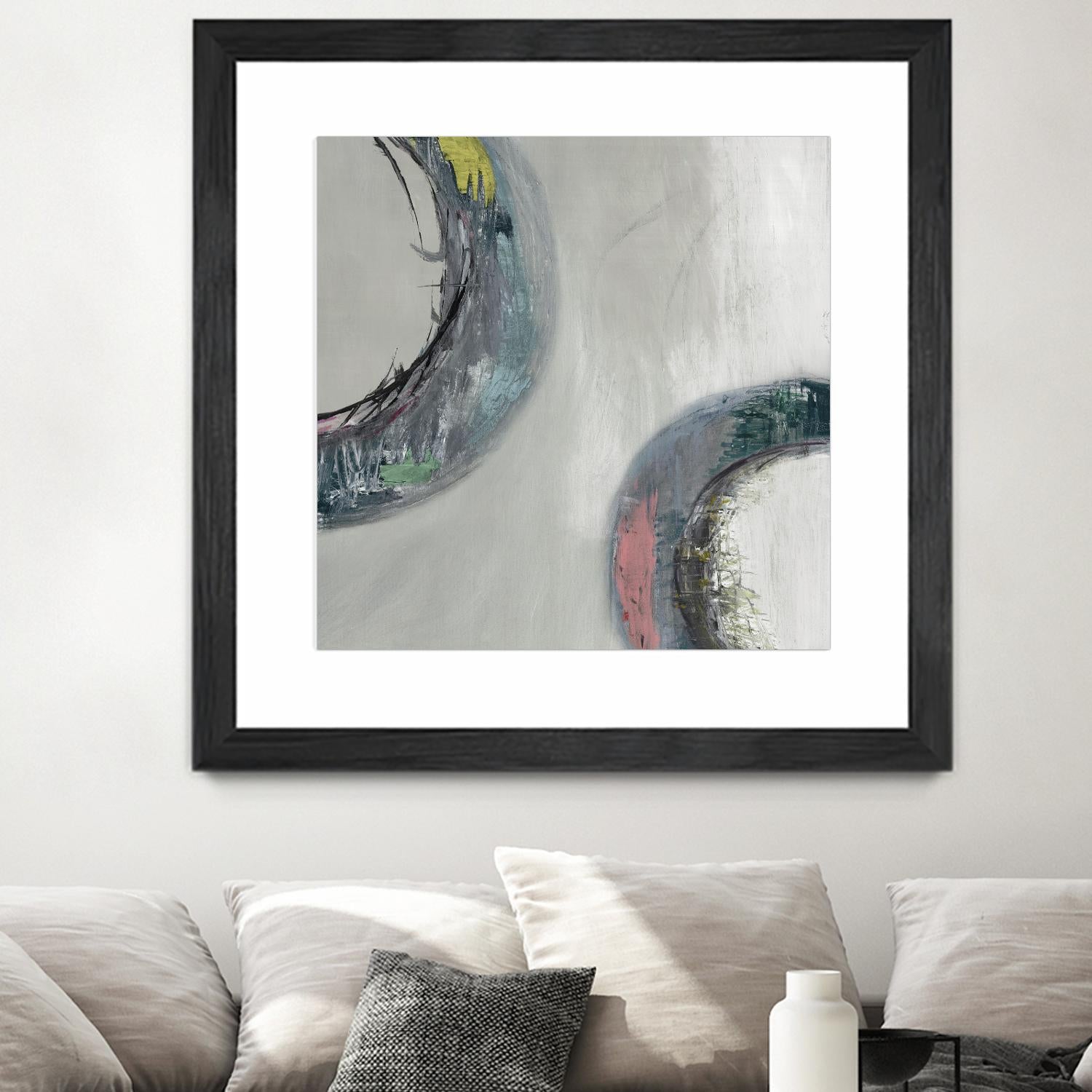 Follow I by Pamela Ozery on GIANT ART - black abstract