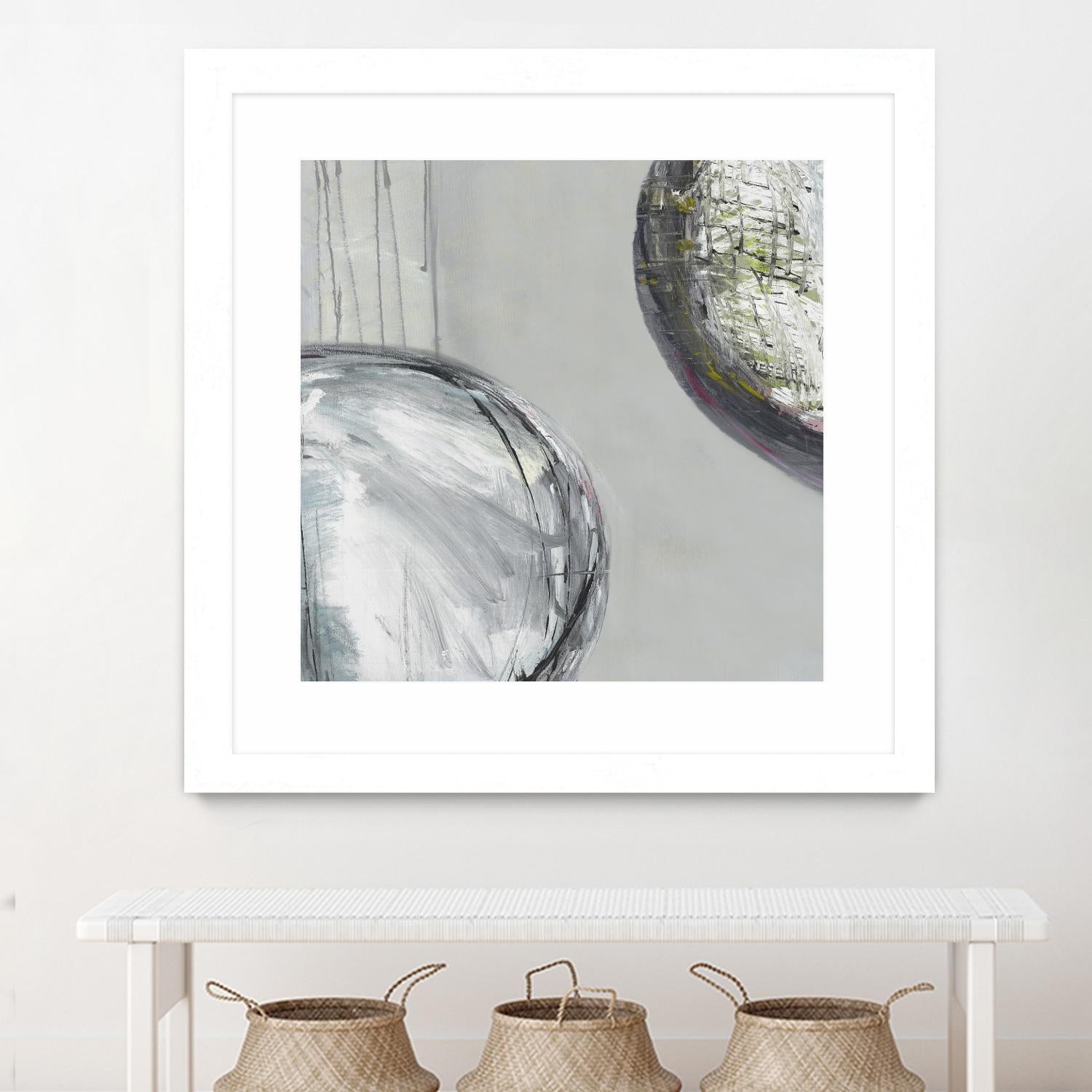 Follow II by Pamela Ozery on GIANT ART - white abstract