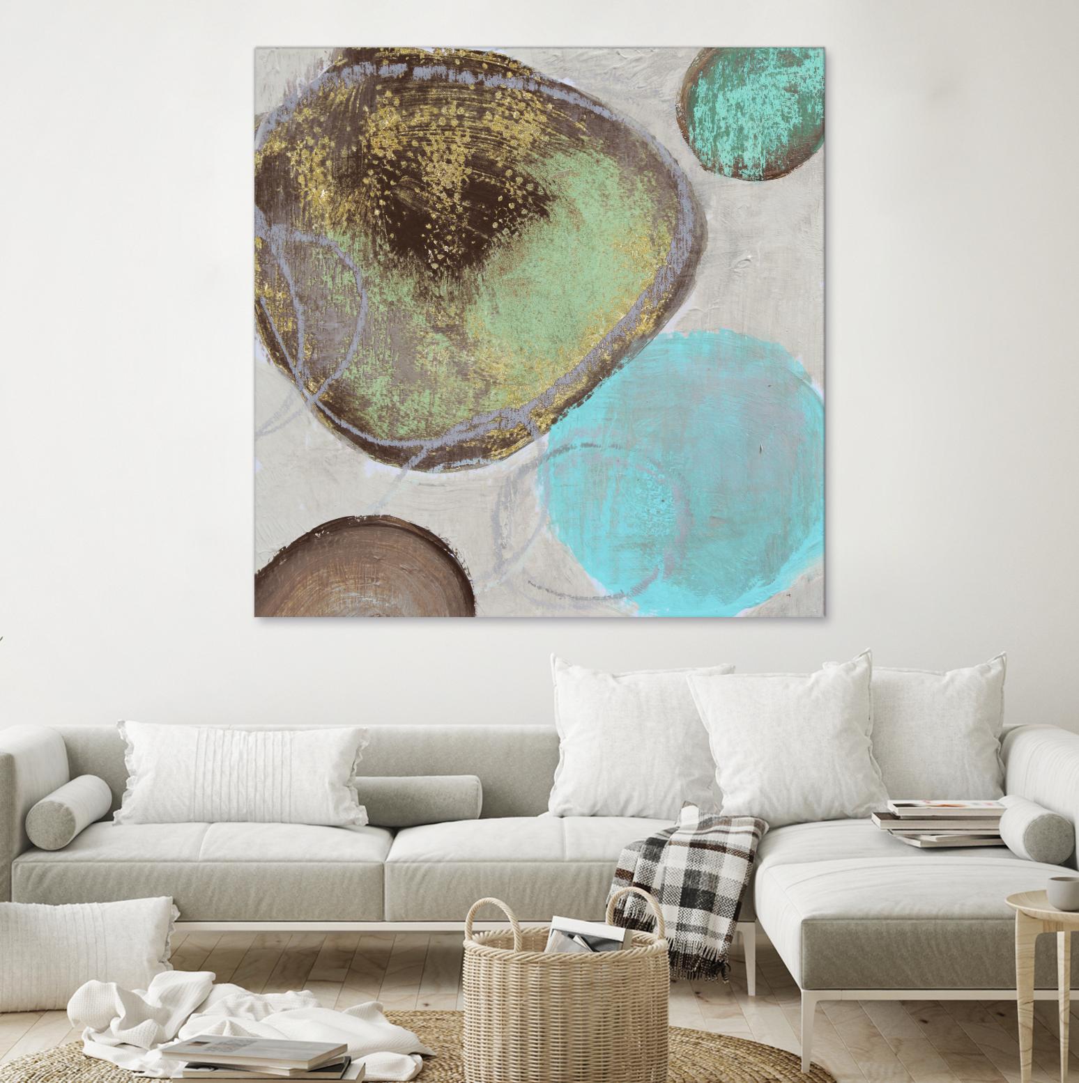 Moonlight II by Irena Orlov on GIANT ART - blue abstract