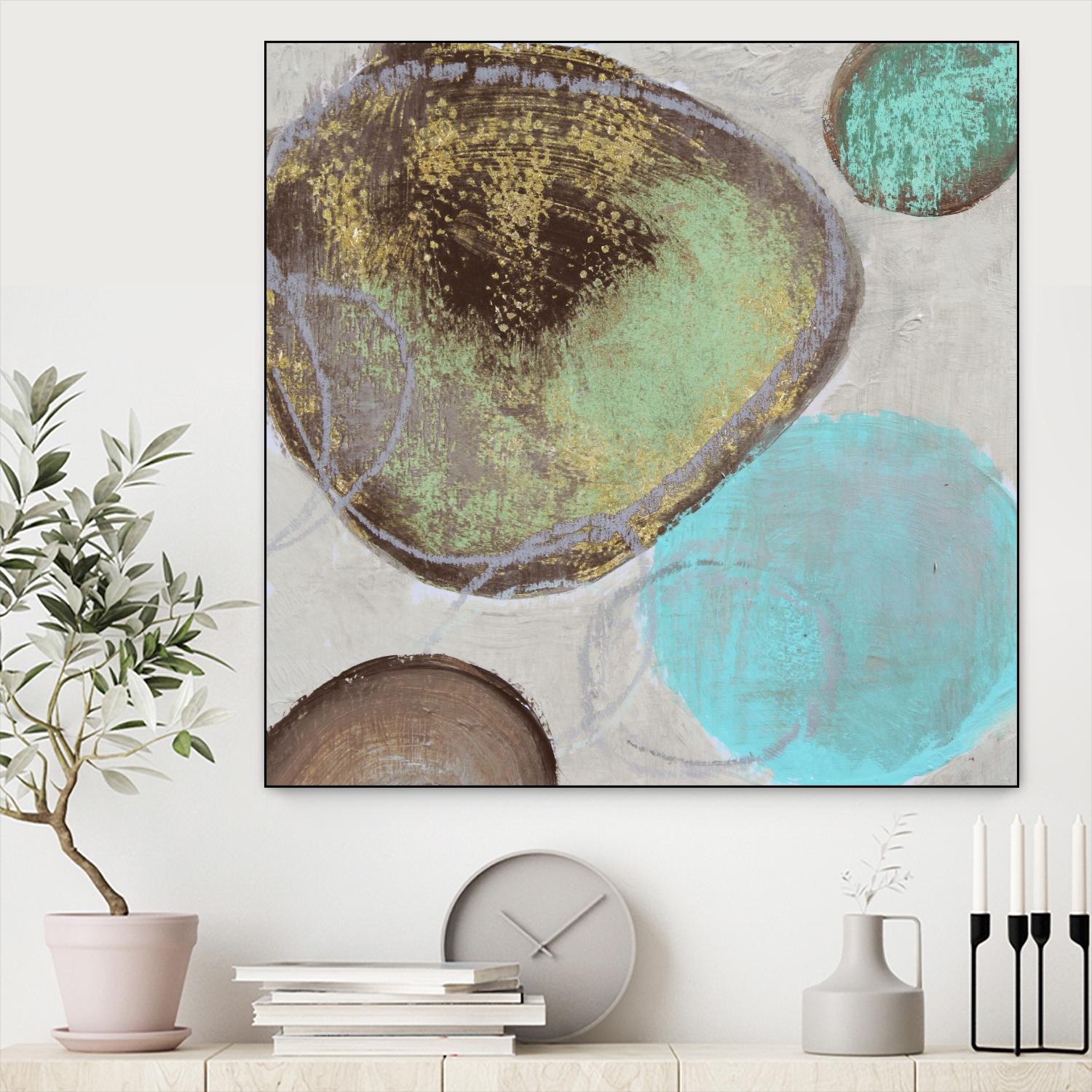 Moonlight II by Irena Orlov on GIANT ART - blue abstract