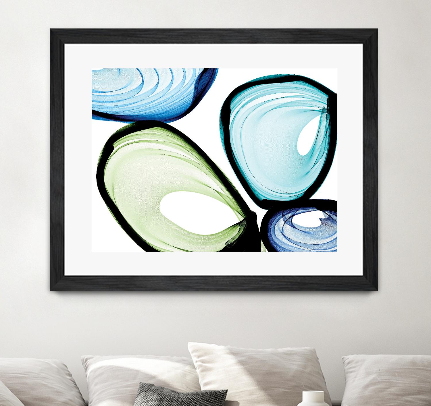 Only a Few VII by Irena Orlov on GIANT ART - turquoise abstract