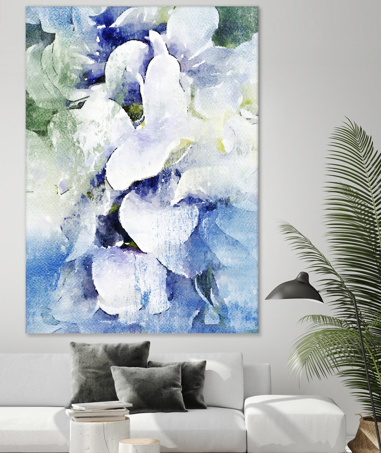 Delicate Beauty I by Irena Orlov on GIANT ART - purple abstract