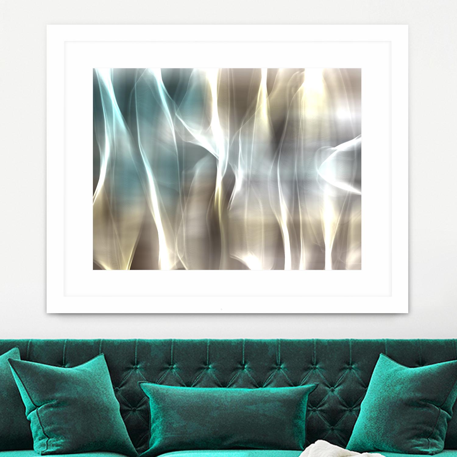 Mysterious Light I by Irena Orlov on GIANT ART - beige abstract