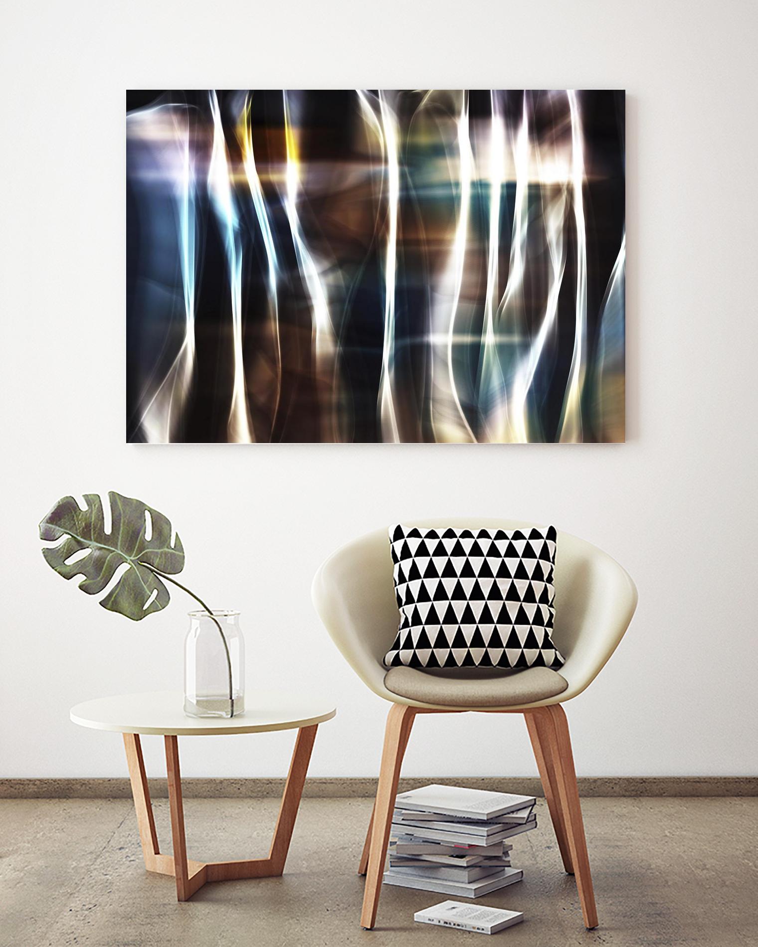 Mysterious Light III by Irena Orlov on GIANT ART - blue abstract