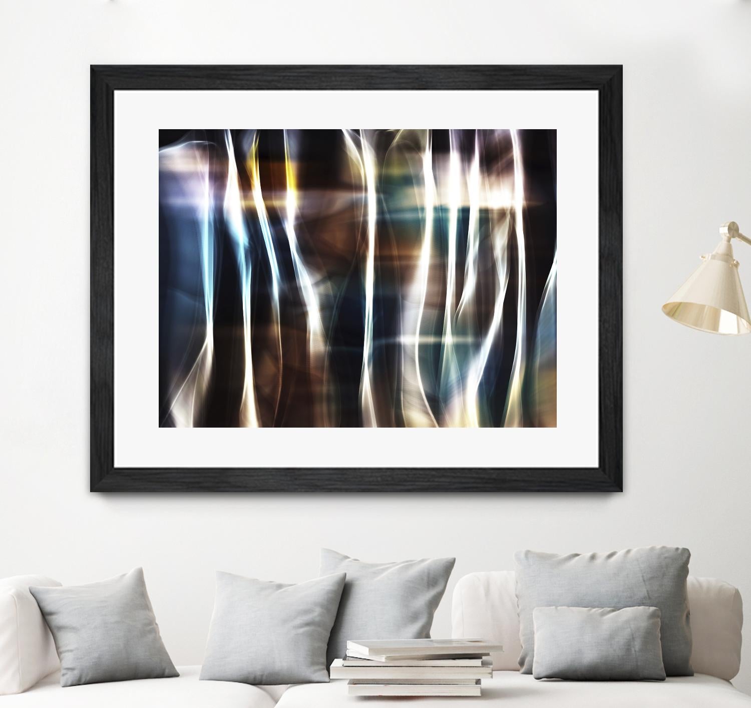 Mysterious Light III by Irena Orlov on GIANT ART - blue abstract