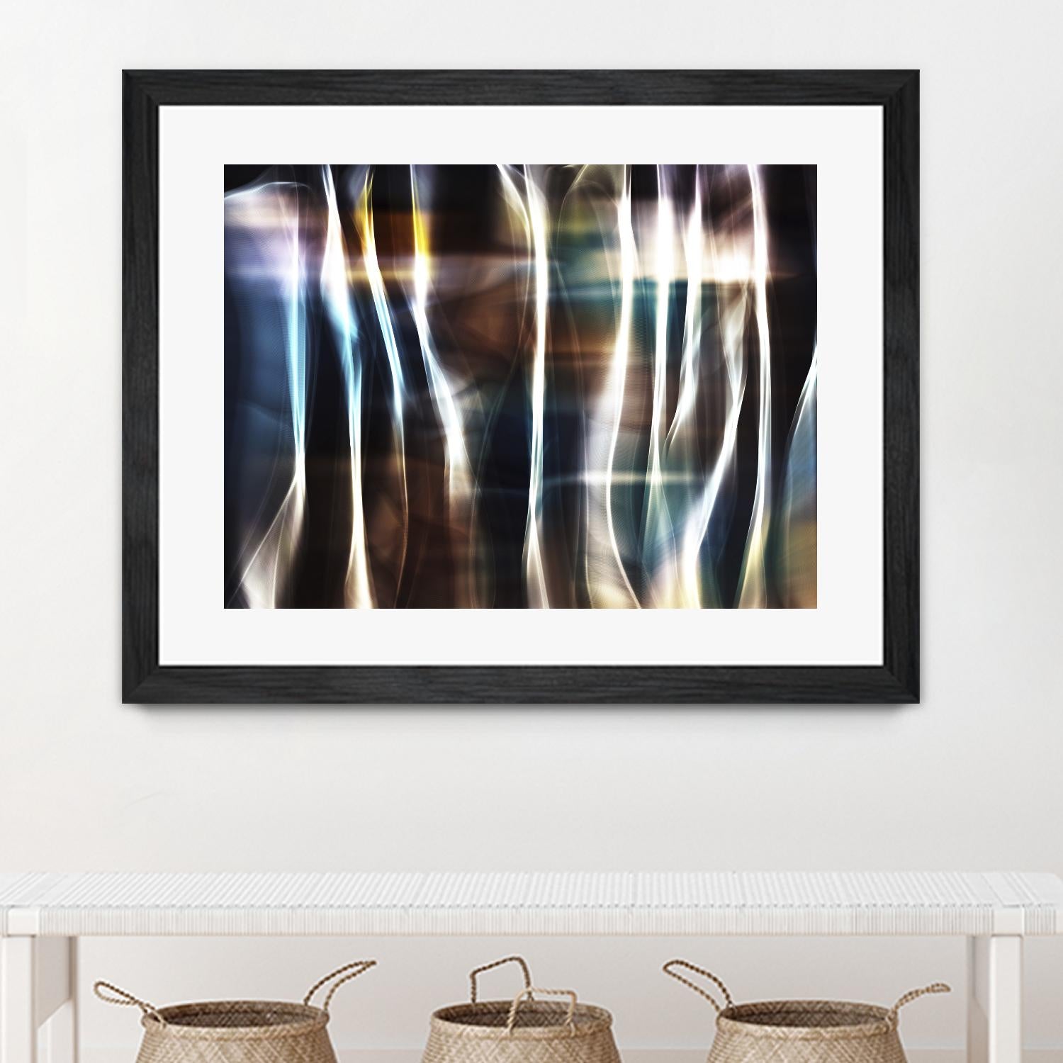 Mysterious Light III by Irena Orlov on GIANT ART - blue abstract