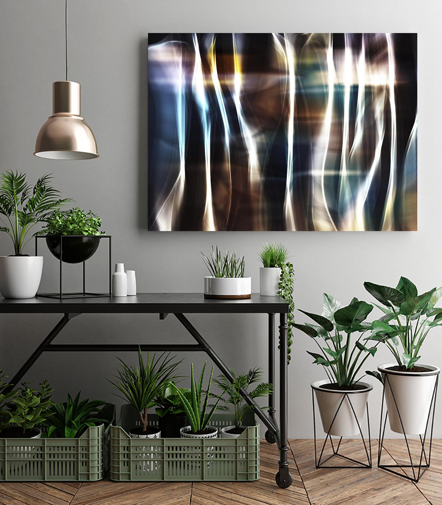 Mysterious Light III by Irena Orlov on GIANT ART - blue abstract