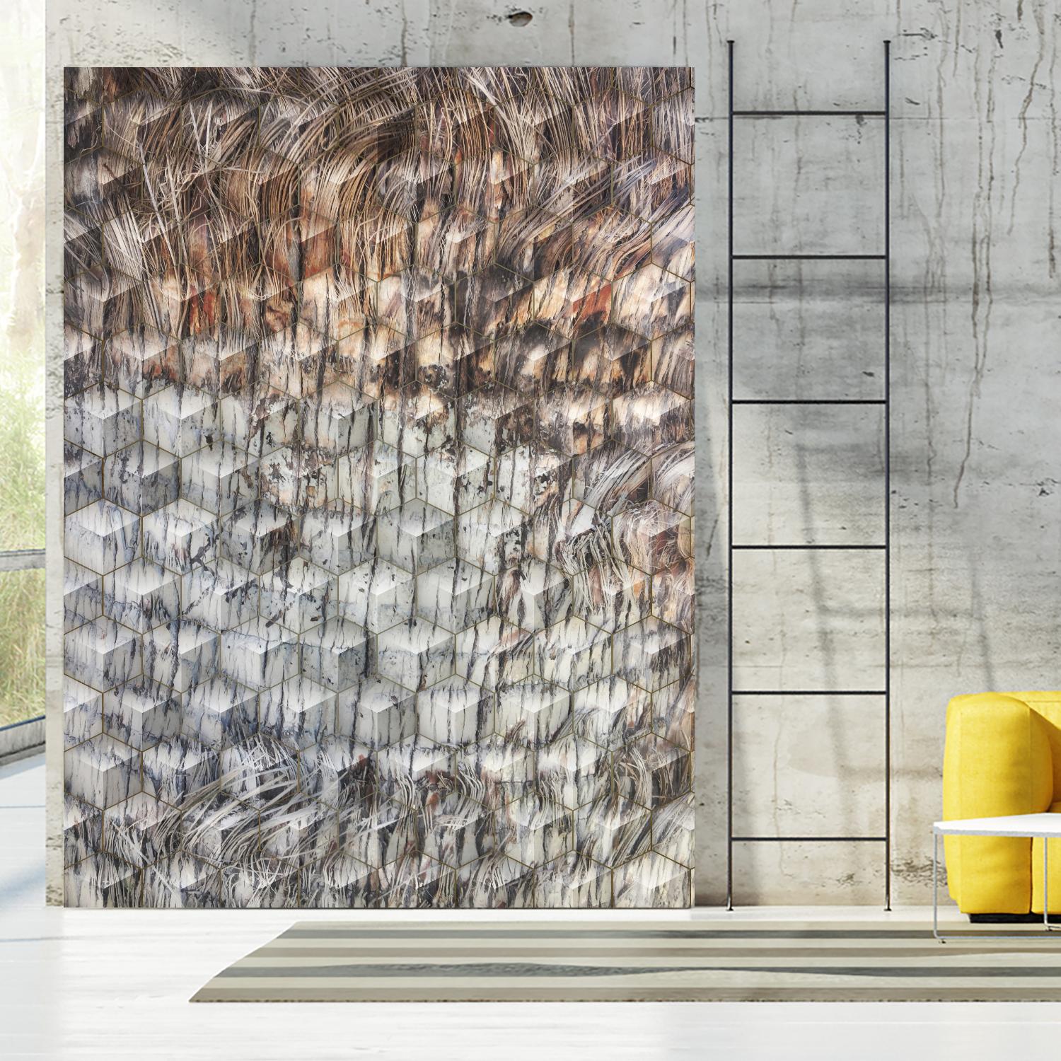 Geometric Shapes by Irena Orlov on GIANT ART - red abstract