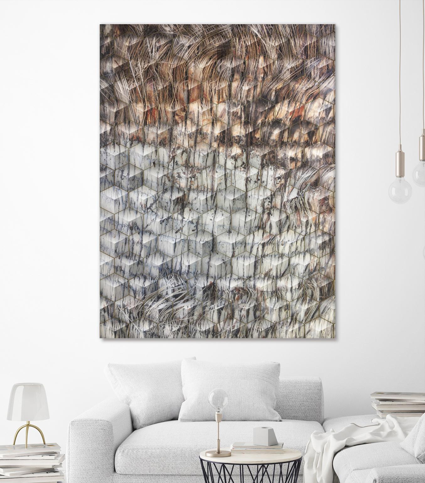 Geometric Shapes by Irena Orlov on GIANT ART - red abstract