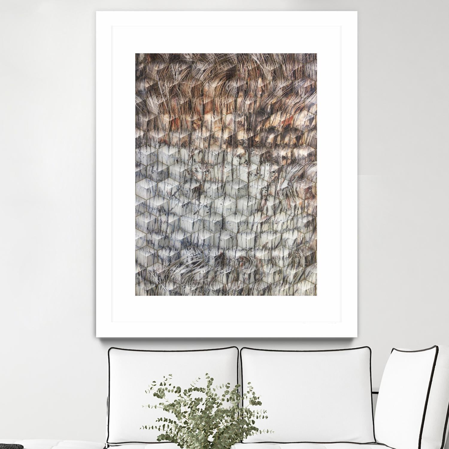 Geometric Shapes by Irena Orlov on GIANT ART - grey abstract