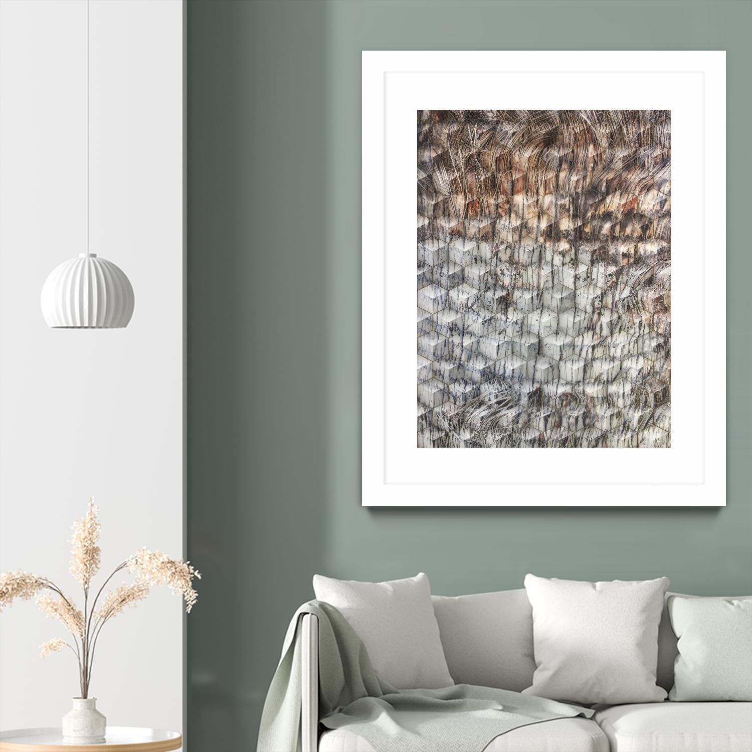 Geometric Shapes by Irena Orlov on GIANT ART - grey abstract