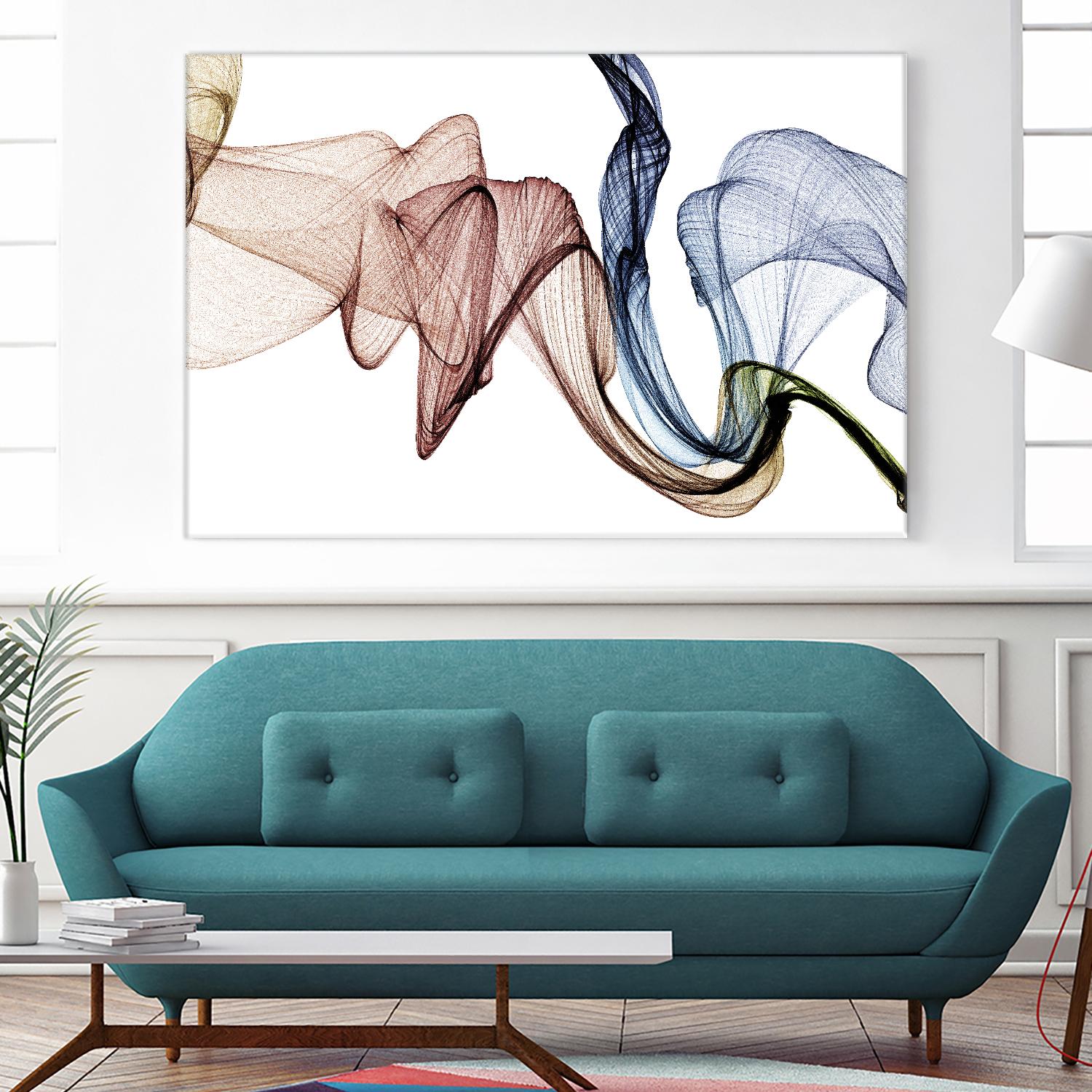 The Invisible World I by Irena Orlov on GIANT ART - red abstract