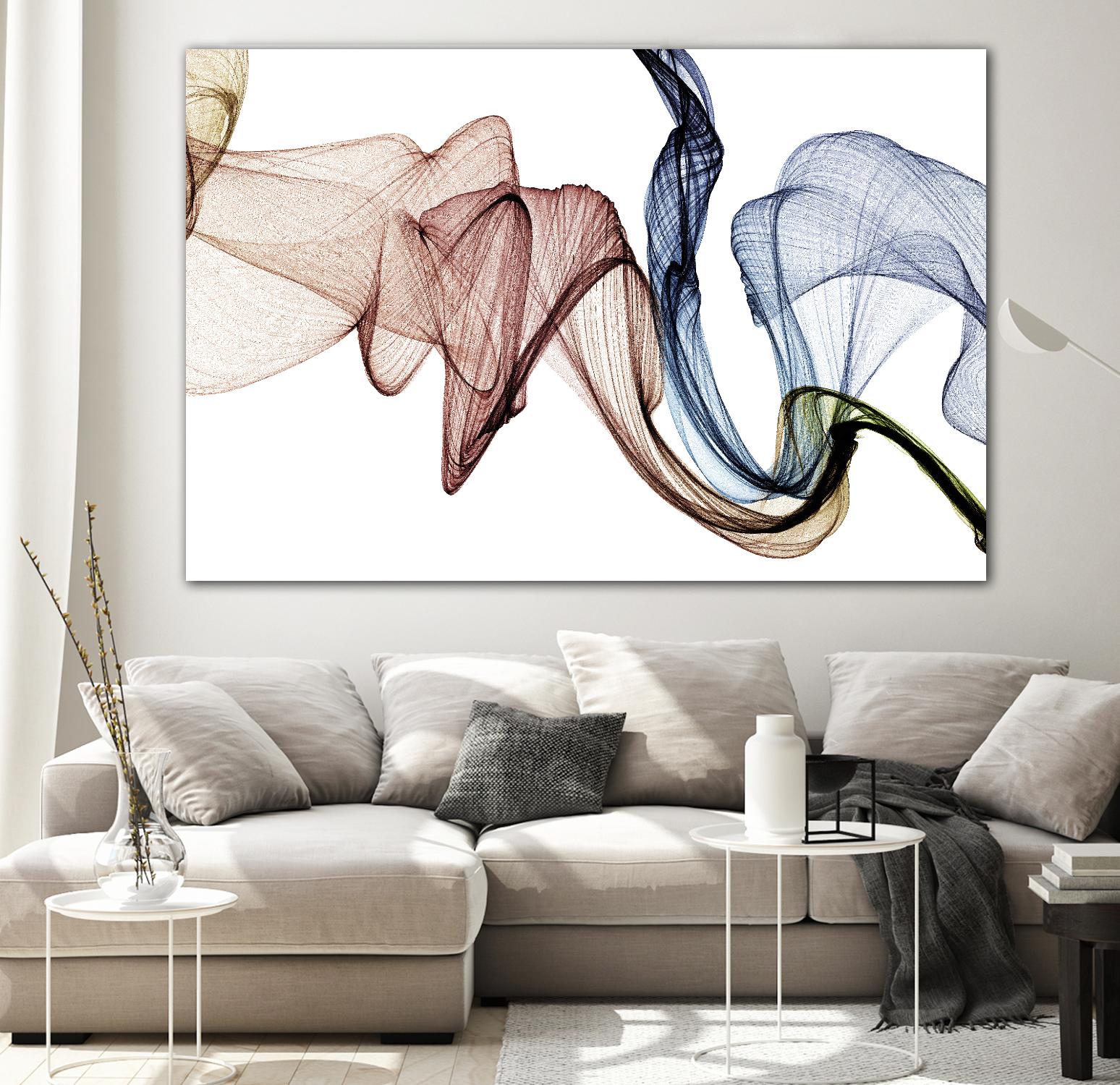 The Invisible World I by Irena Orlov on GIANT ART - red abstract