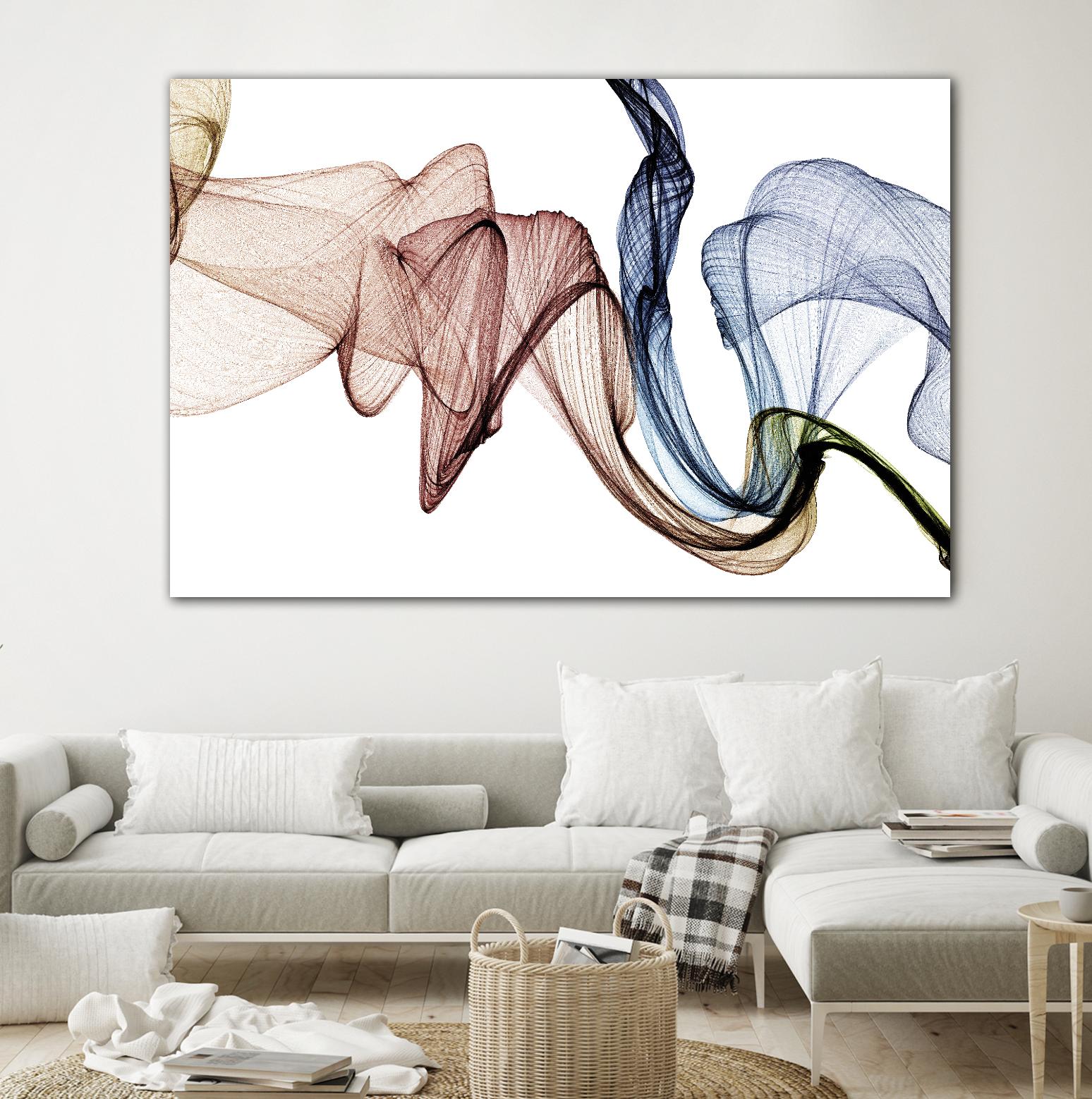 The Invisible World I by Irena Orlov on GIANT ART - red abstract