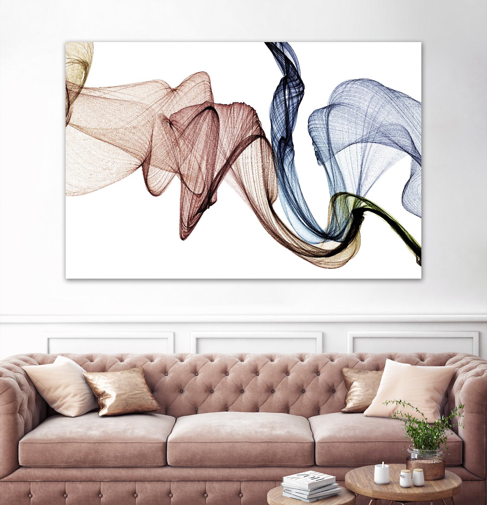 The Invisible World I by Irena Orlov on GIANT ART - red abstract