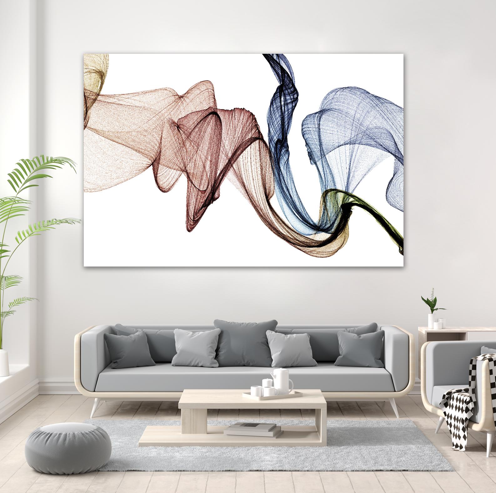 The Invisible World I by Irena Orlov on GIANT ART - red abstract