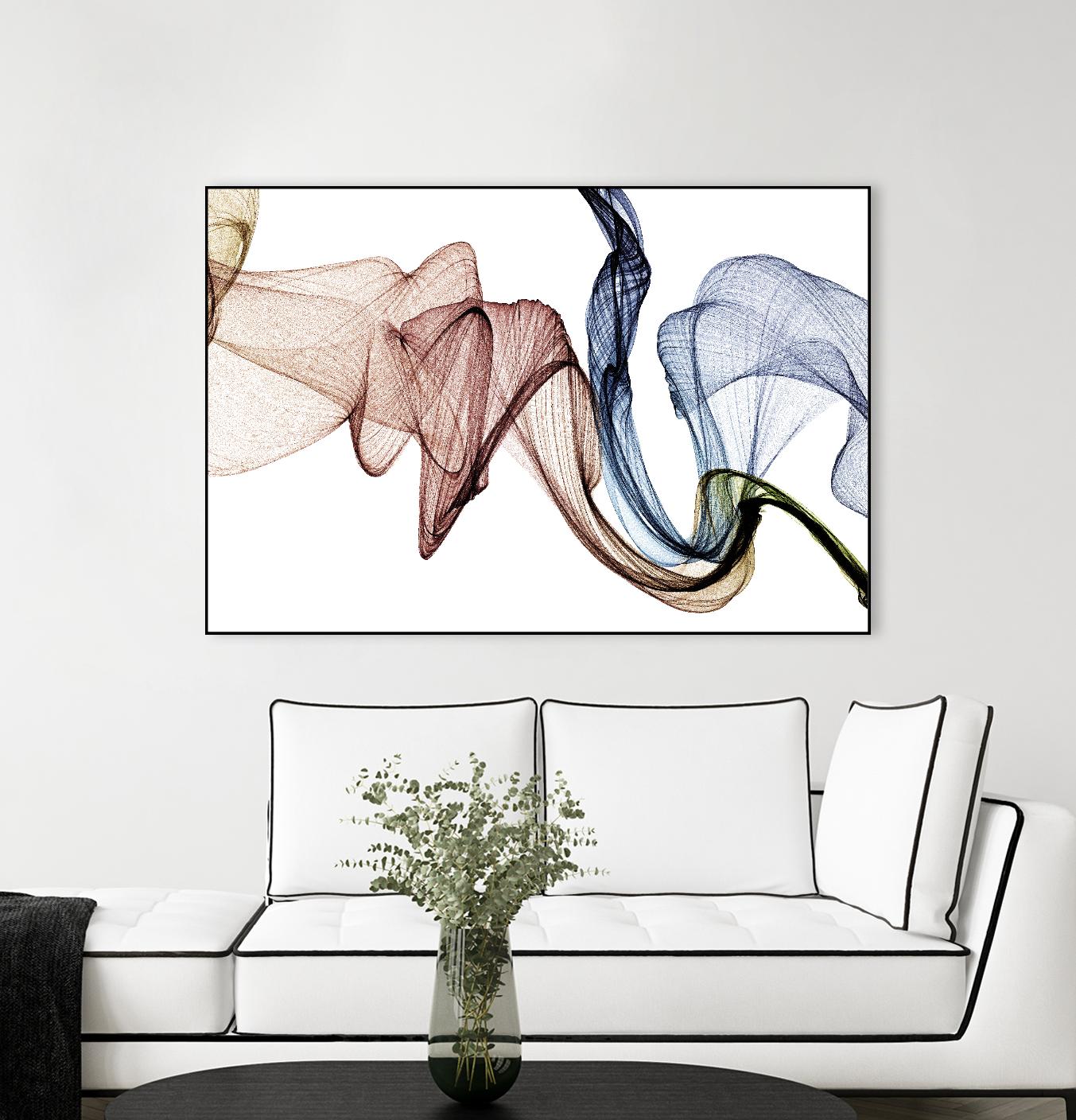 The Invisible World I by Irena Orlov on GIANT ART - red abstract