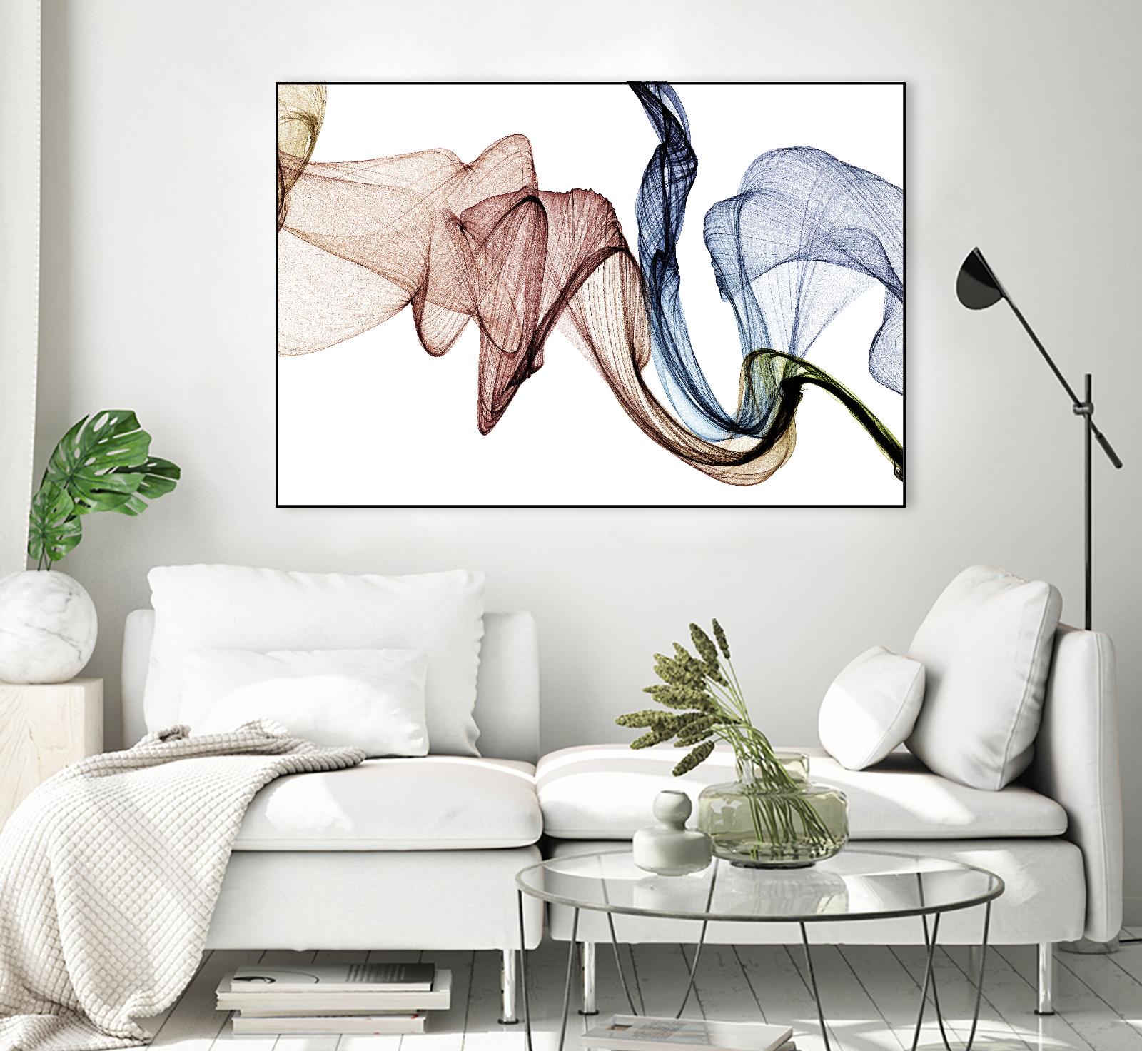 The Invisible World I by Irena Orlov on GIANT ART - red abstract