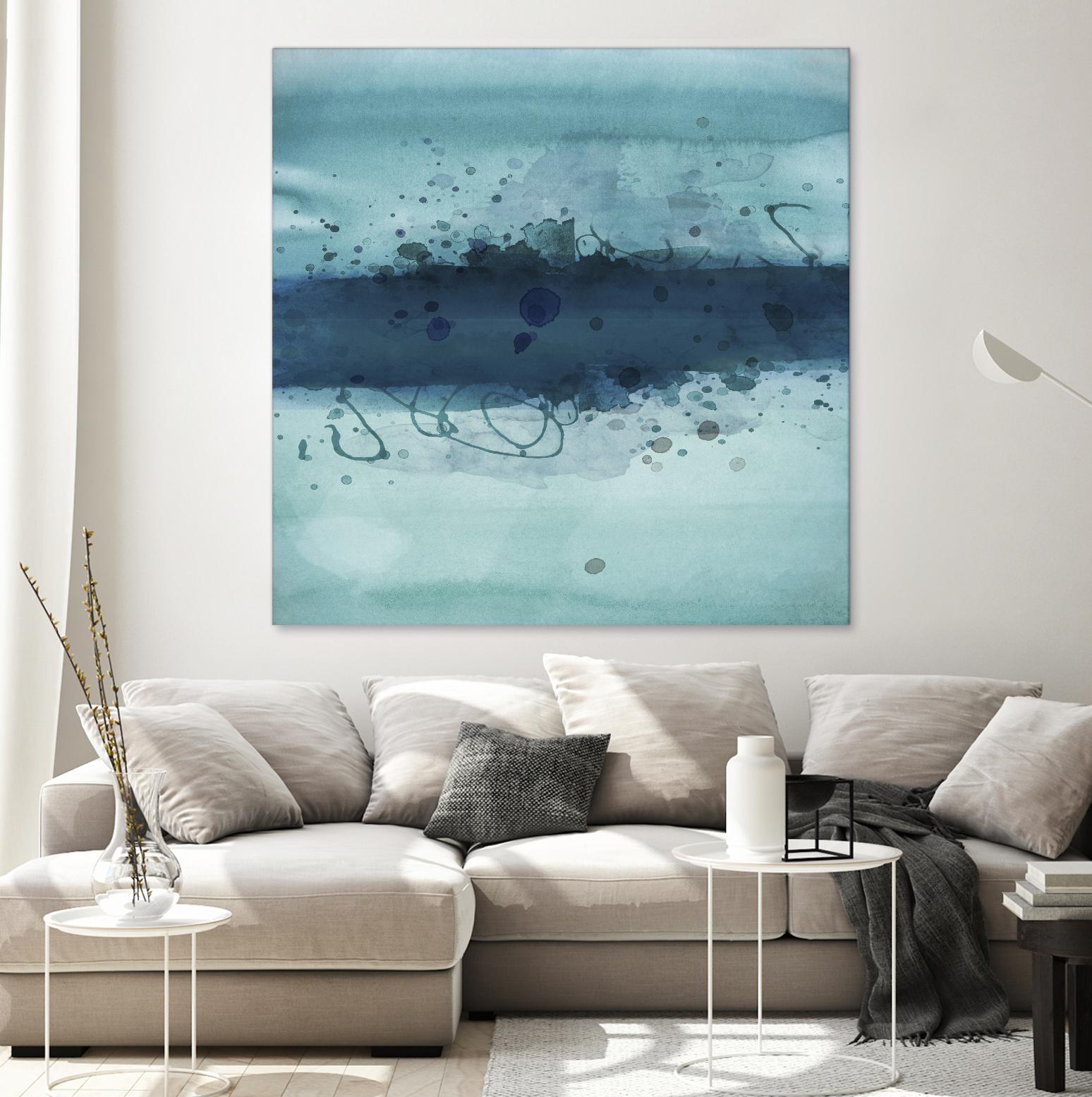 Into the Deep I by PI Studio on GIANT ART - blue abstract