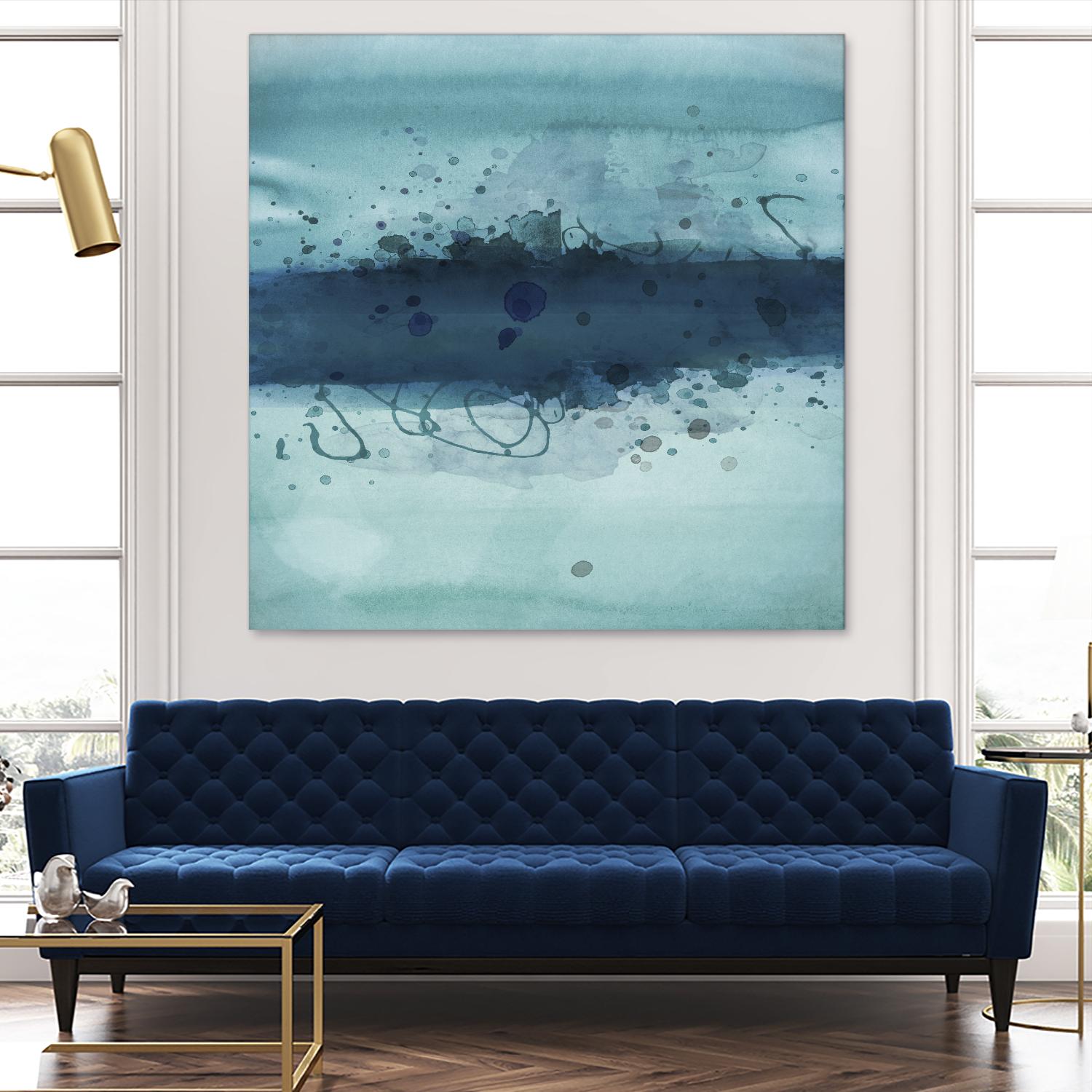 Into the Deep I by PI Studio on GIANT ART - blue abstract