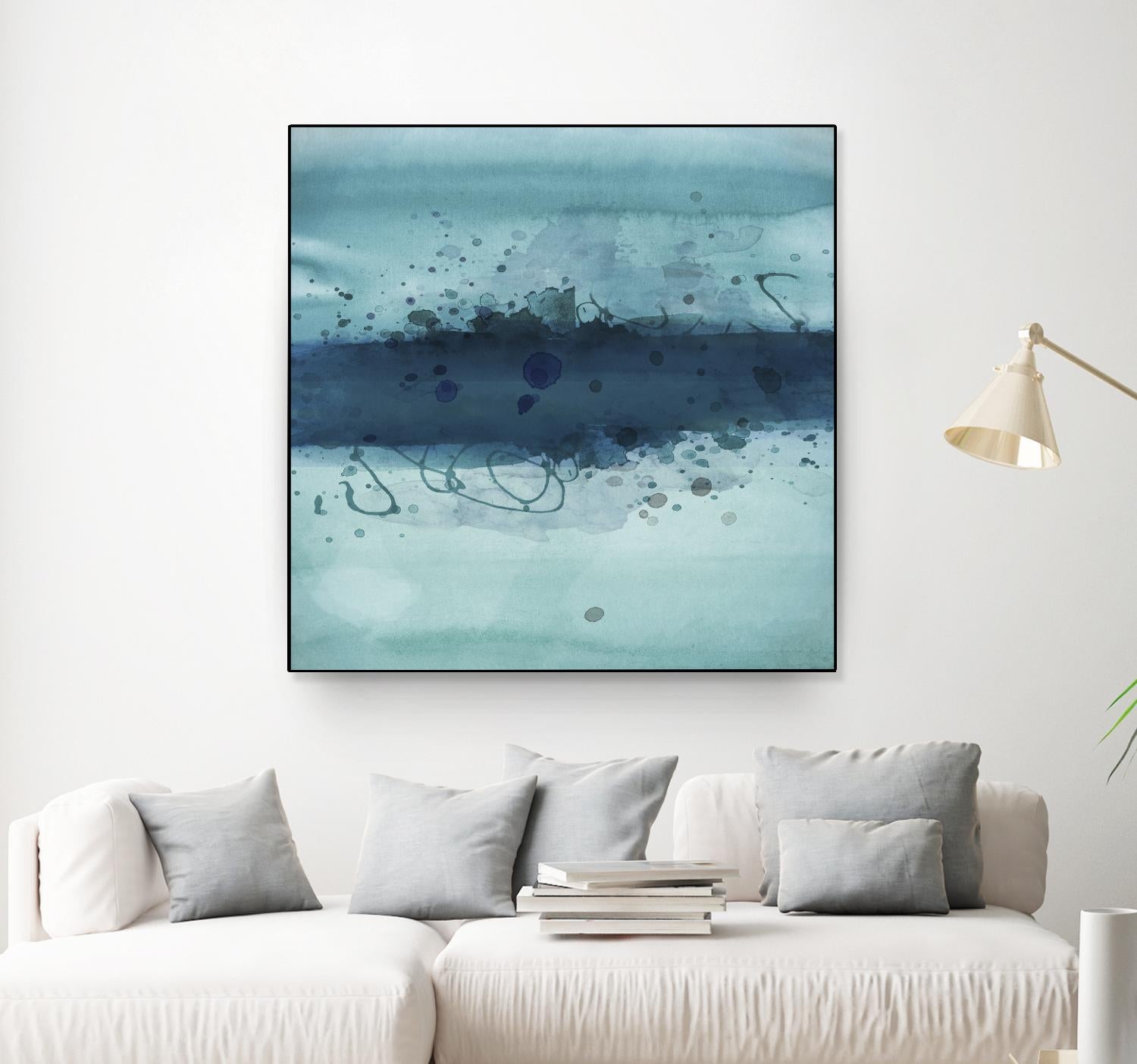 Into the Deep I by PI Studio on GIANT ART - blue abstract