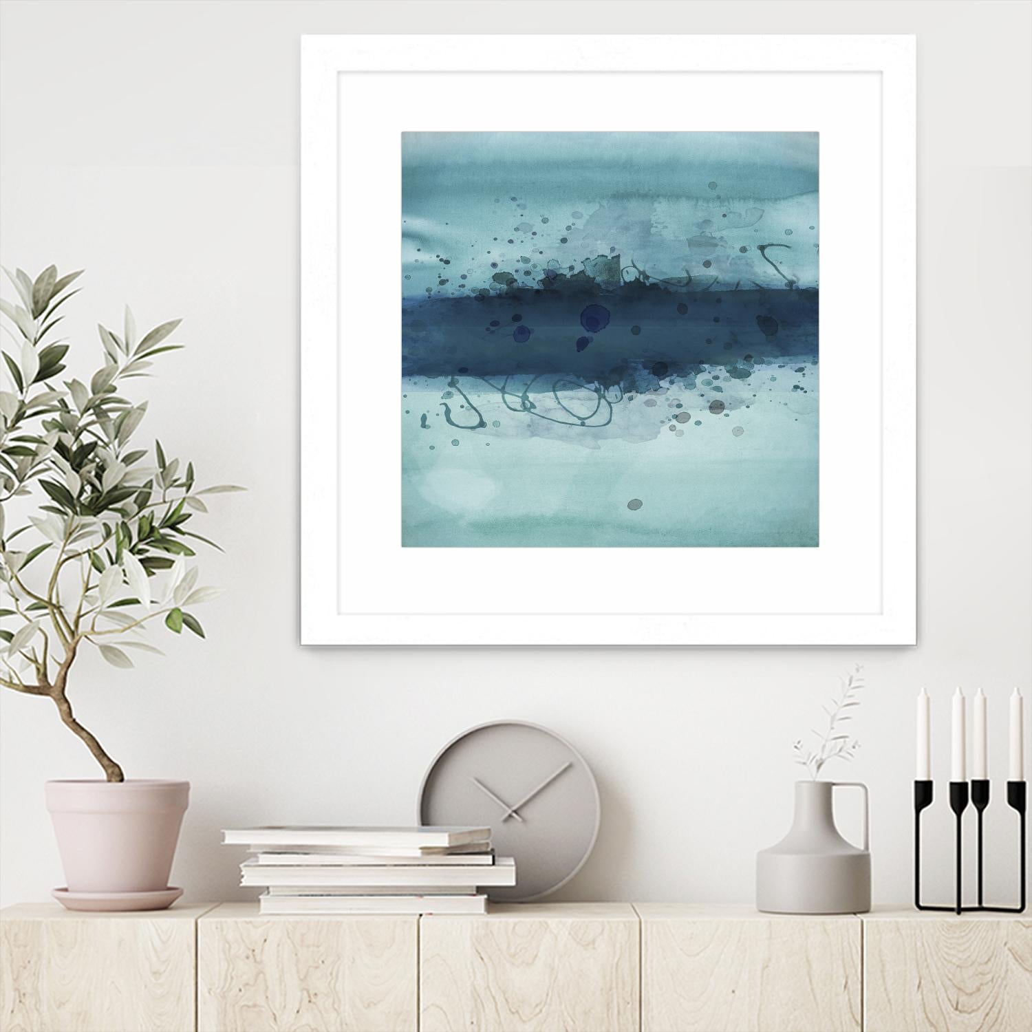 Into the Deep I by PI Studio on GIANT ART - blue abstract