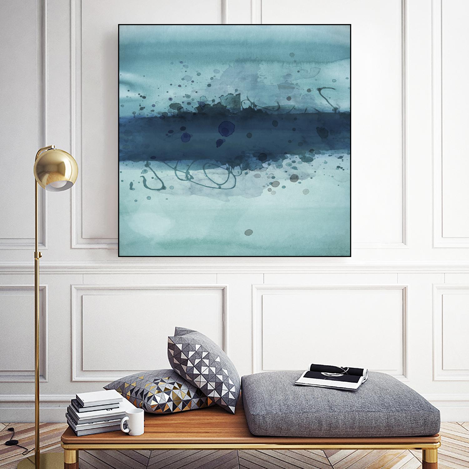 Into the Deep I by PI Studio on GIANT ART - blue abstract