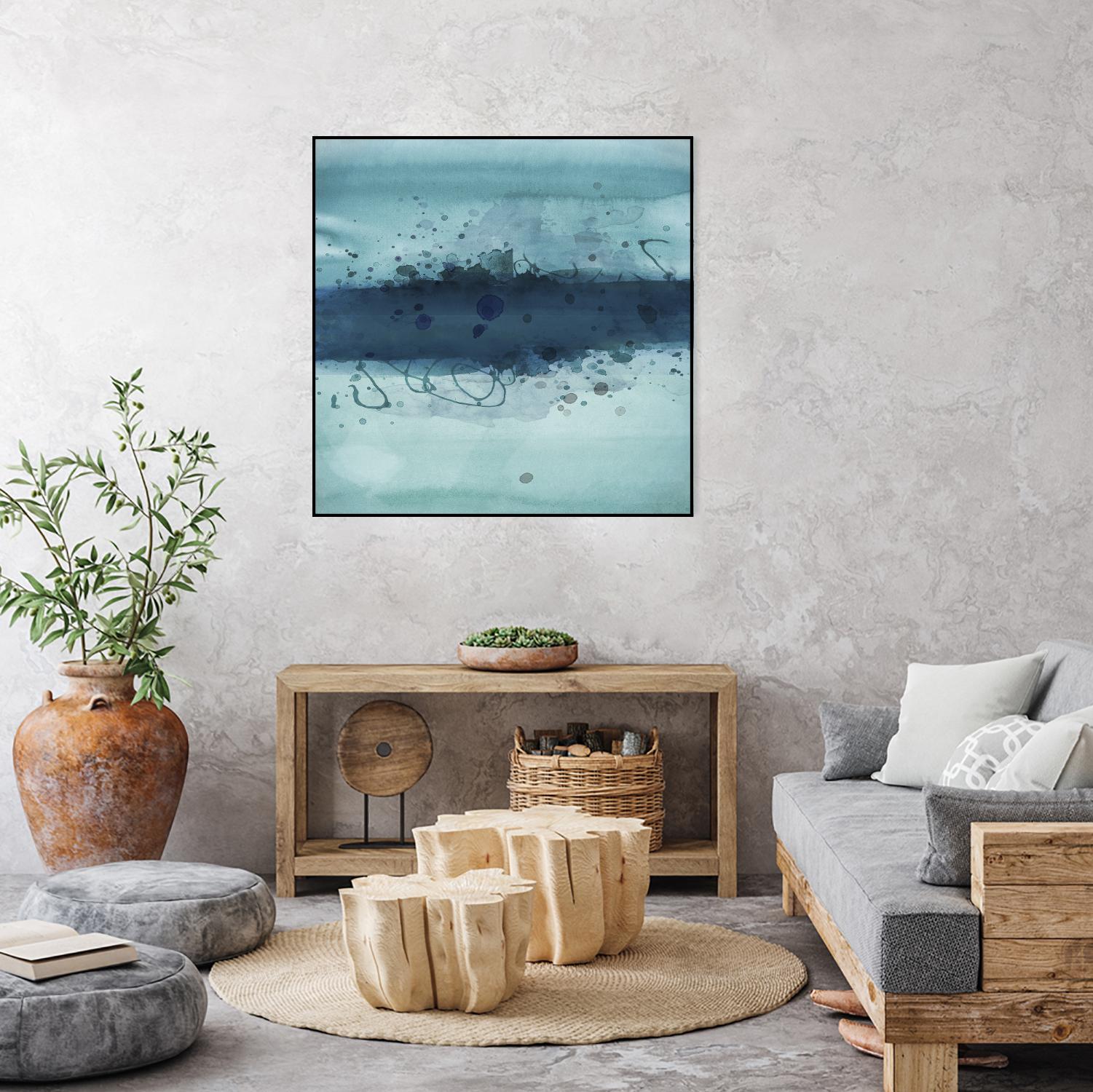 Into the Deep I by PI Studio on GIANT ART - blue abstract