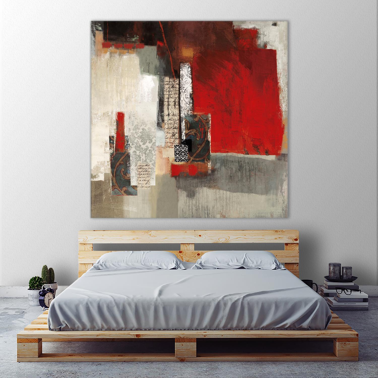 Crimson Tide by PI Studio on GIANT ART - beige abstract